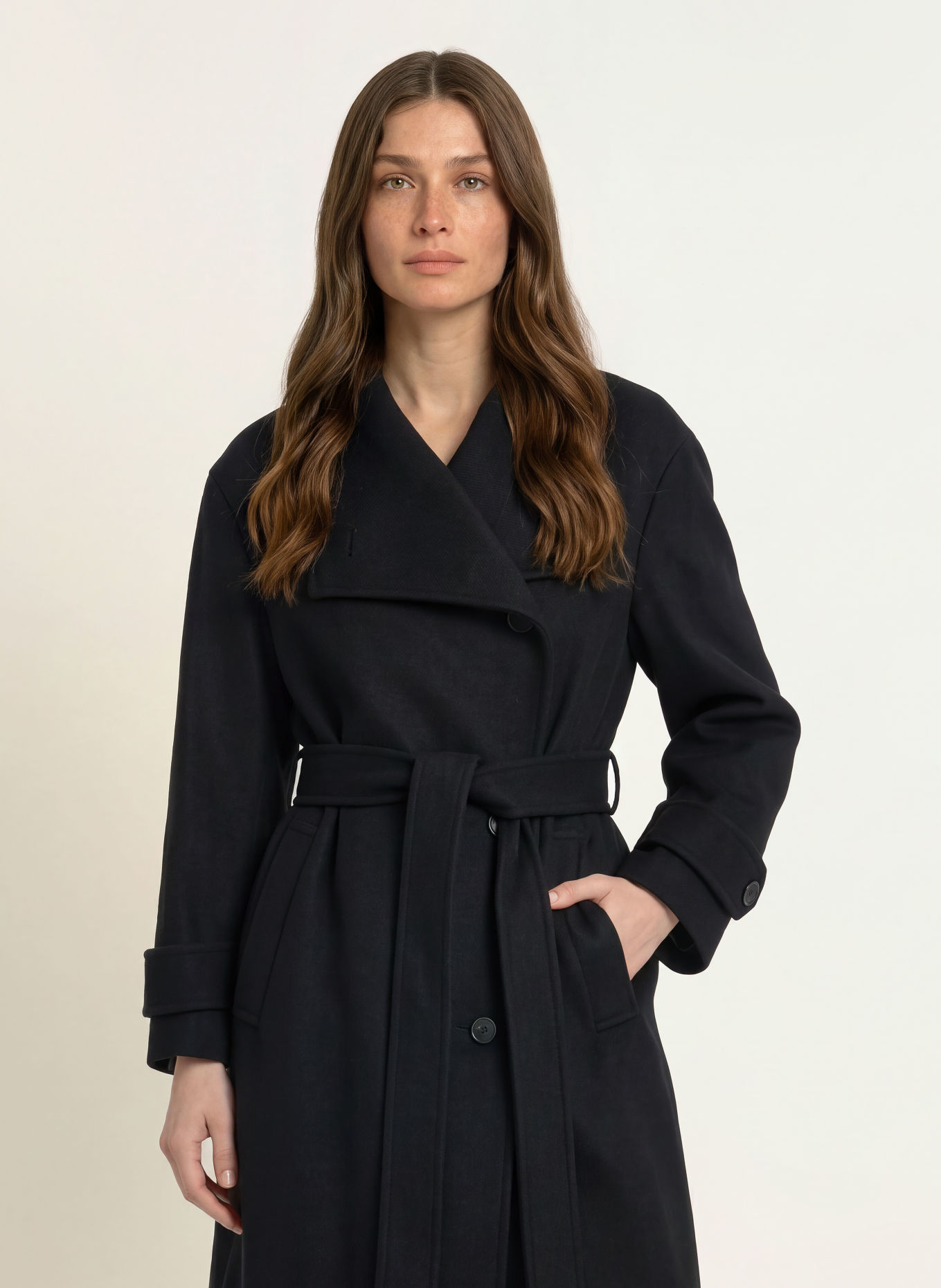 BOSS Mantel CAYLA: SCHWARZ