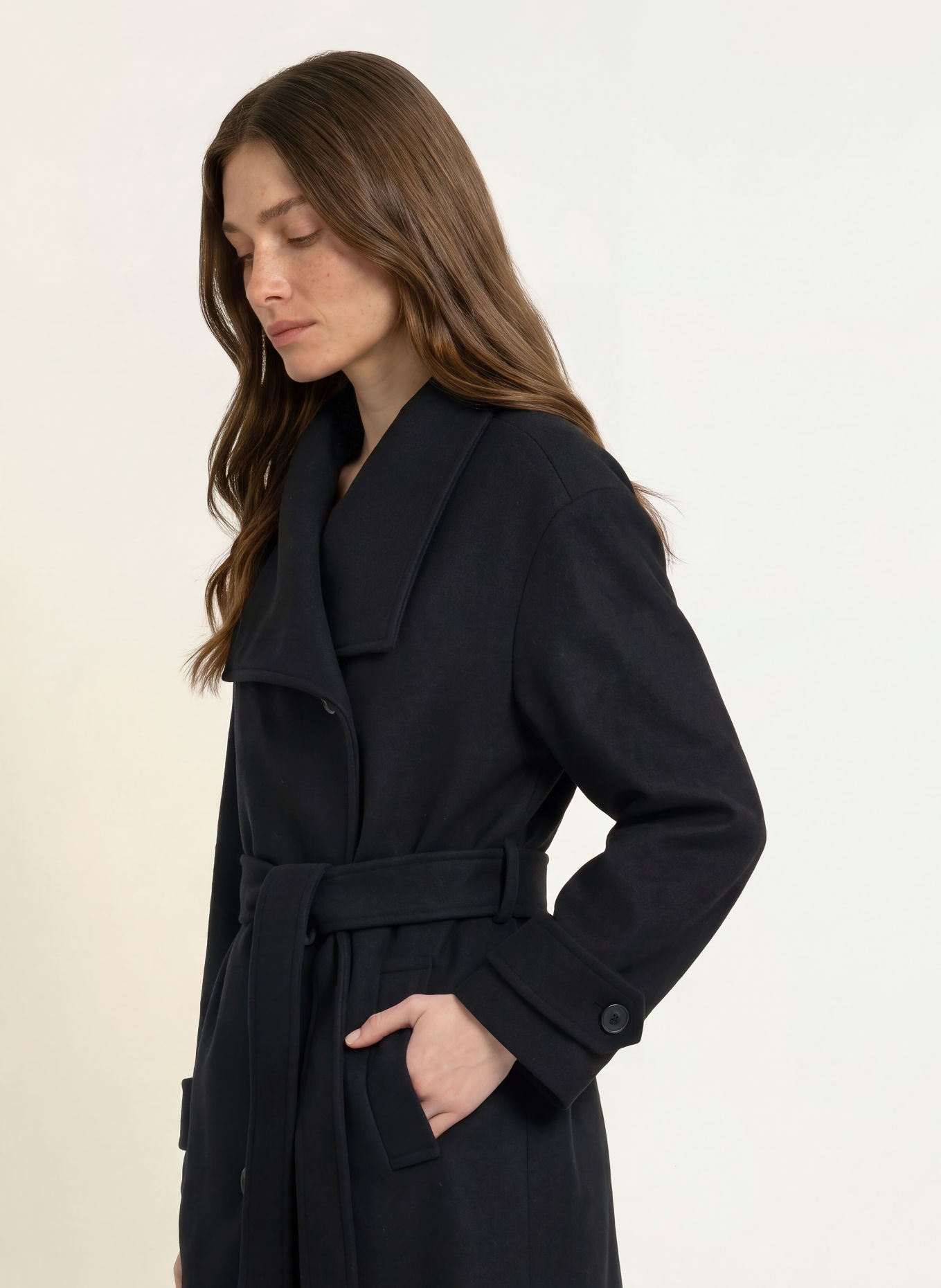 BOSS Mantel CAYLA: SCHWARZ