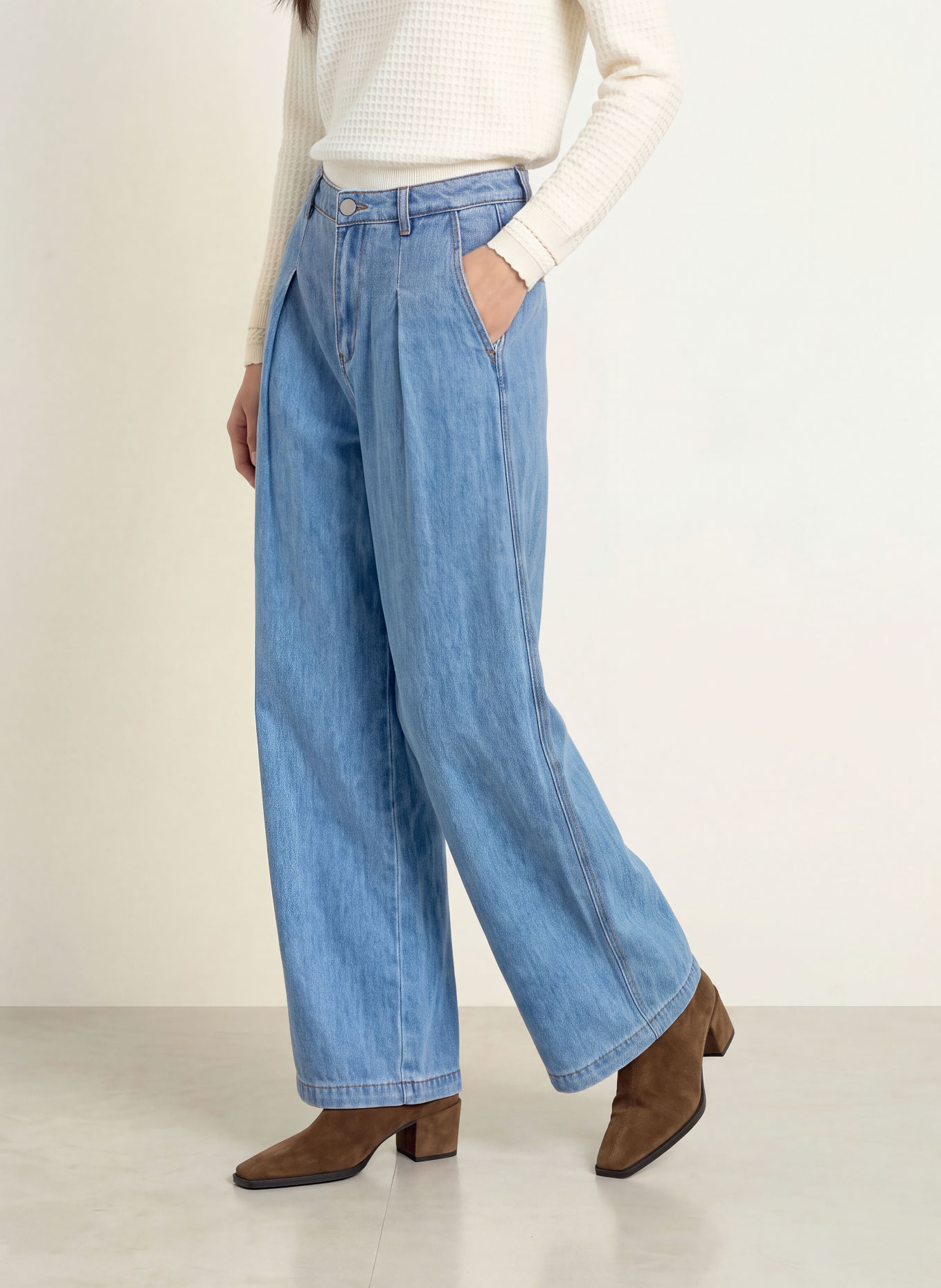 SUNCOO Wide leg jeans RISK: 66 Jeans Claire
