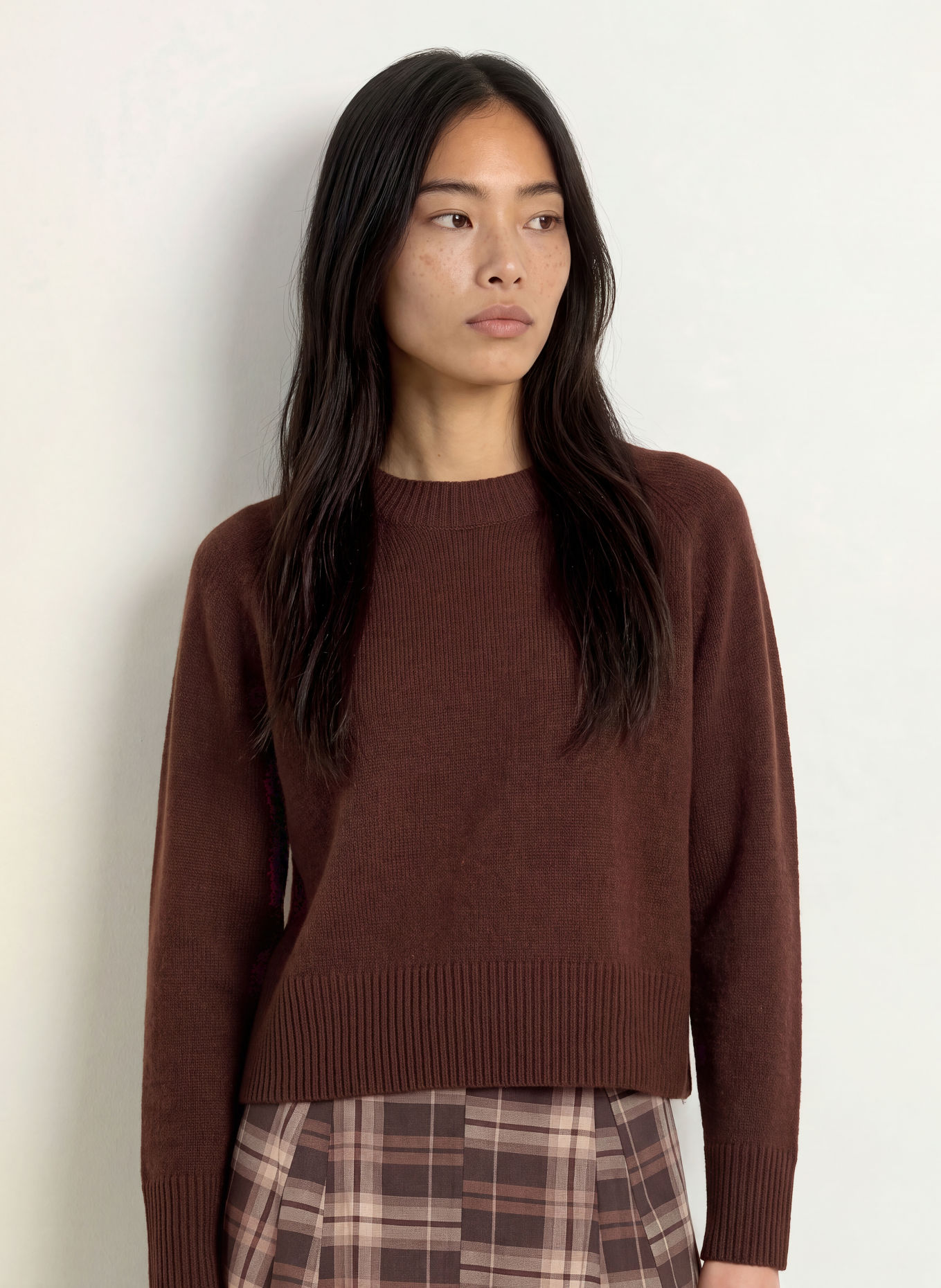 SUNCOO PAULVA Sweater: DARK BROWN