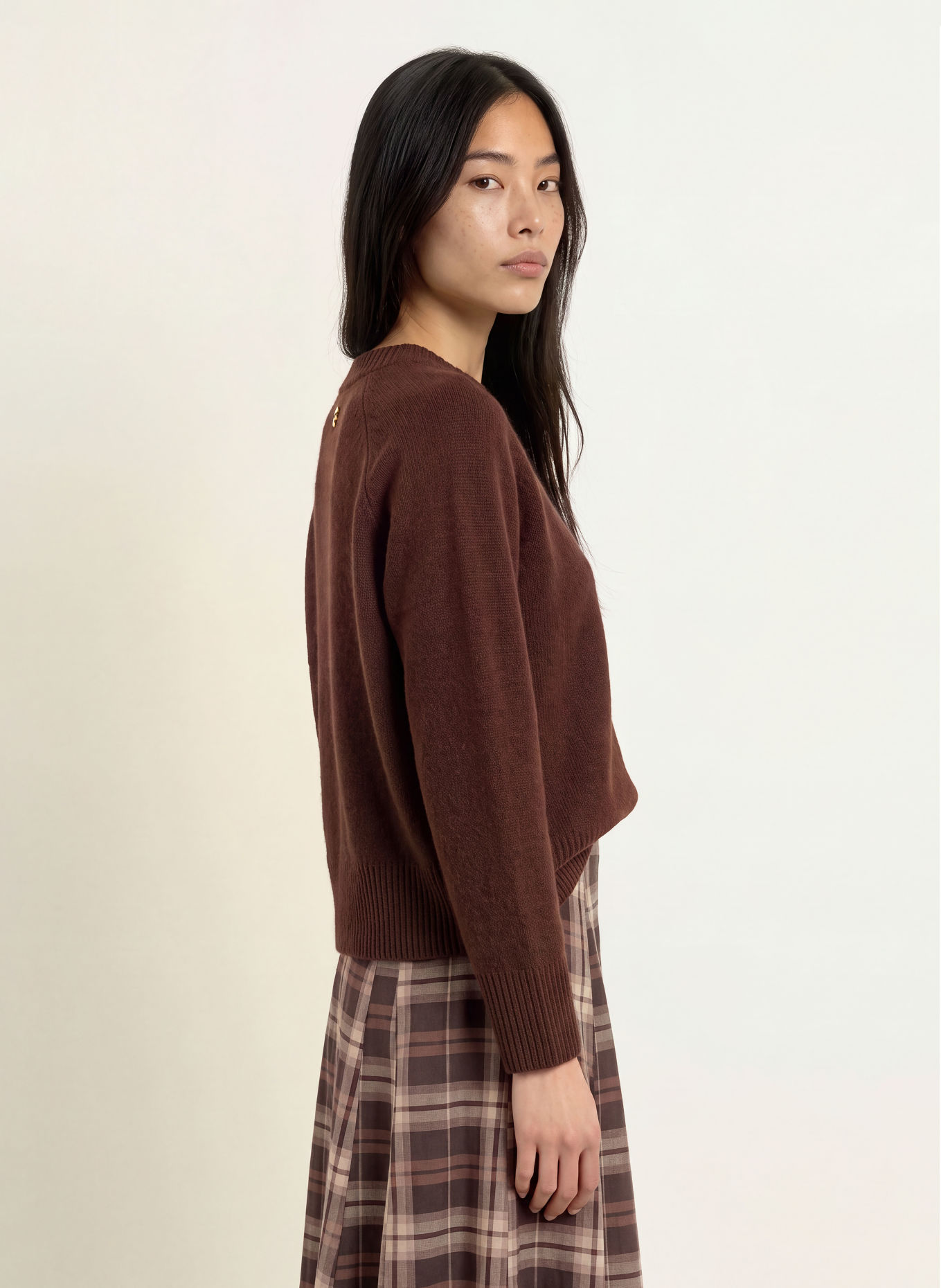 SUNCOO PAULVA Sweater: DARK BROWN