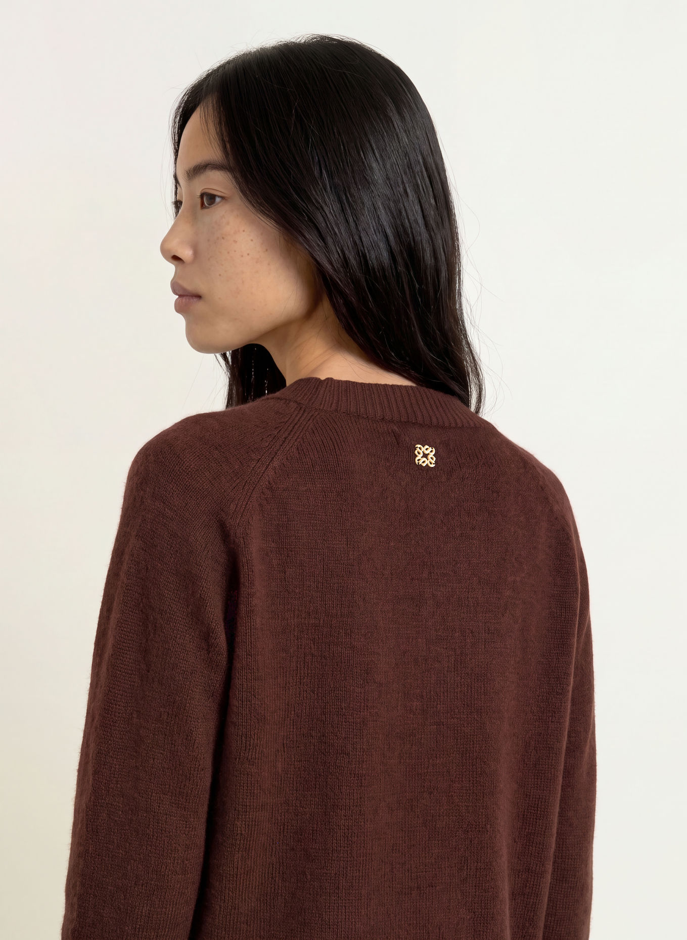 SUNCOO PAULVA Sweater: DARK BROWN