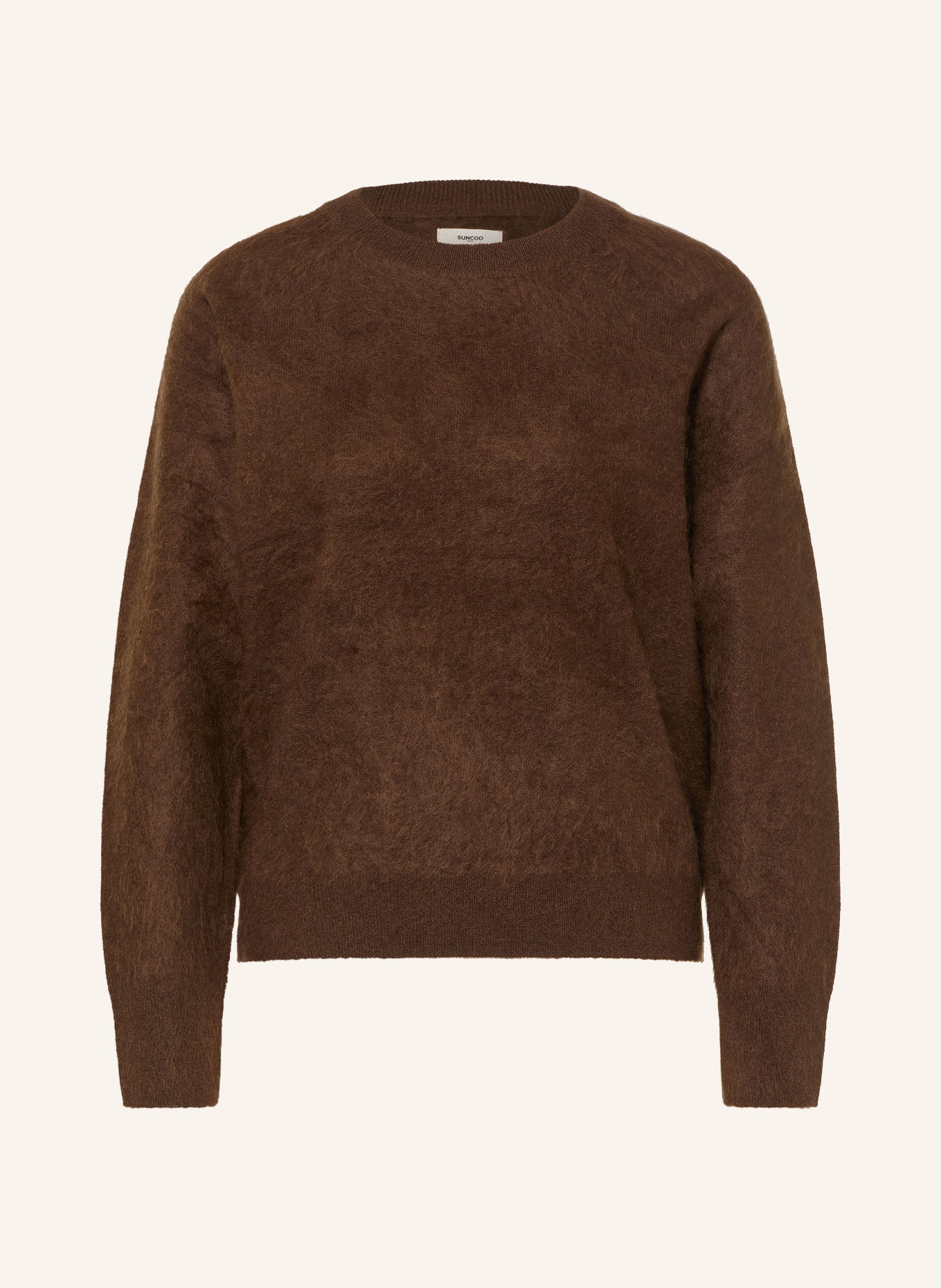 SUNCOO PICADI Sweater: DARK BROWN