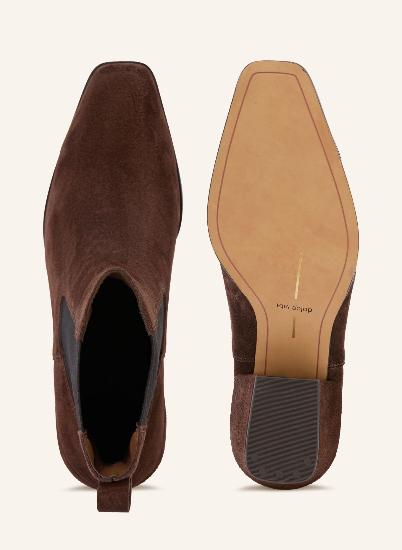 Dolce Vita Bottines Chelsea LINO: MARRON FONCÉ