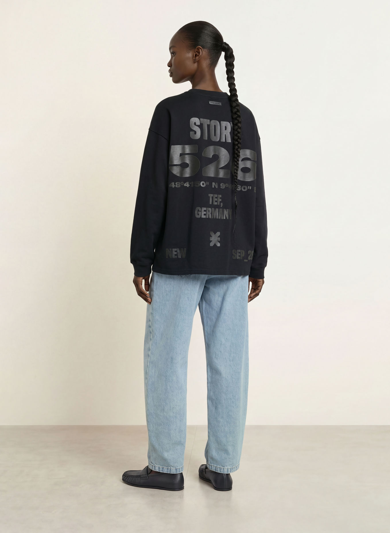 KARO KAUER Sweatshirt: BLACK
