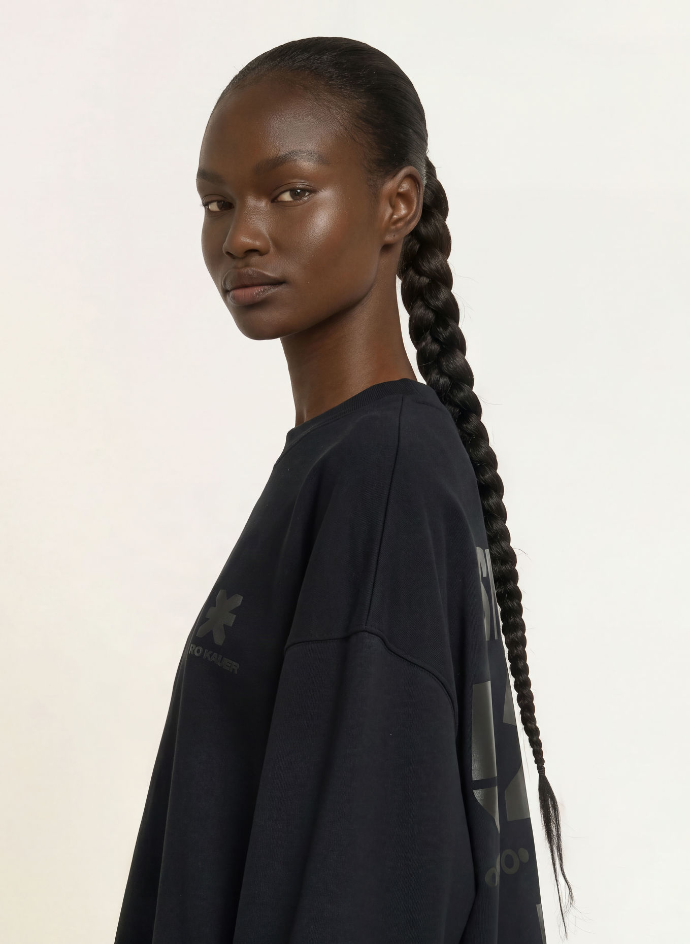 KARO KAUER Sweatshirt: BLACK