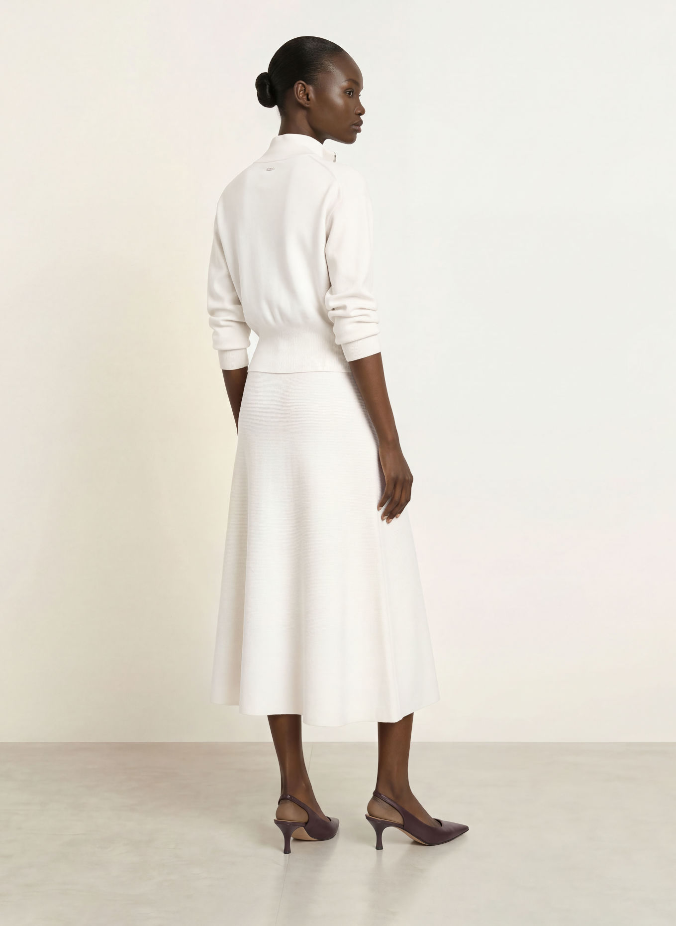 Calvin Klein Strickrock: ECRU