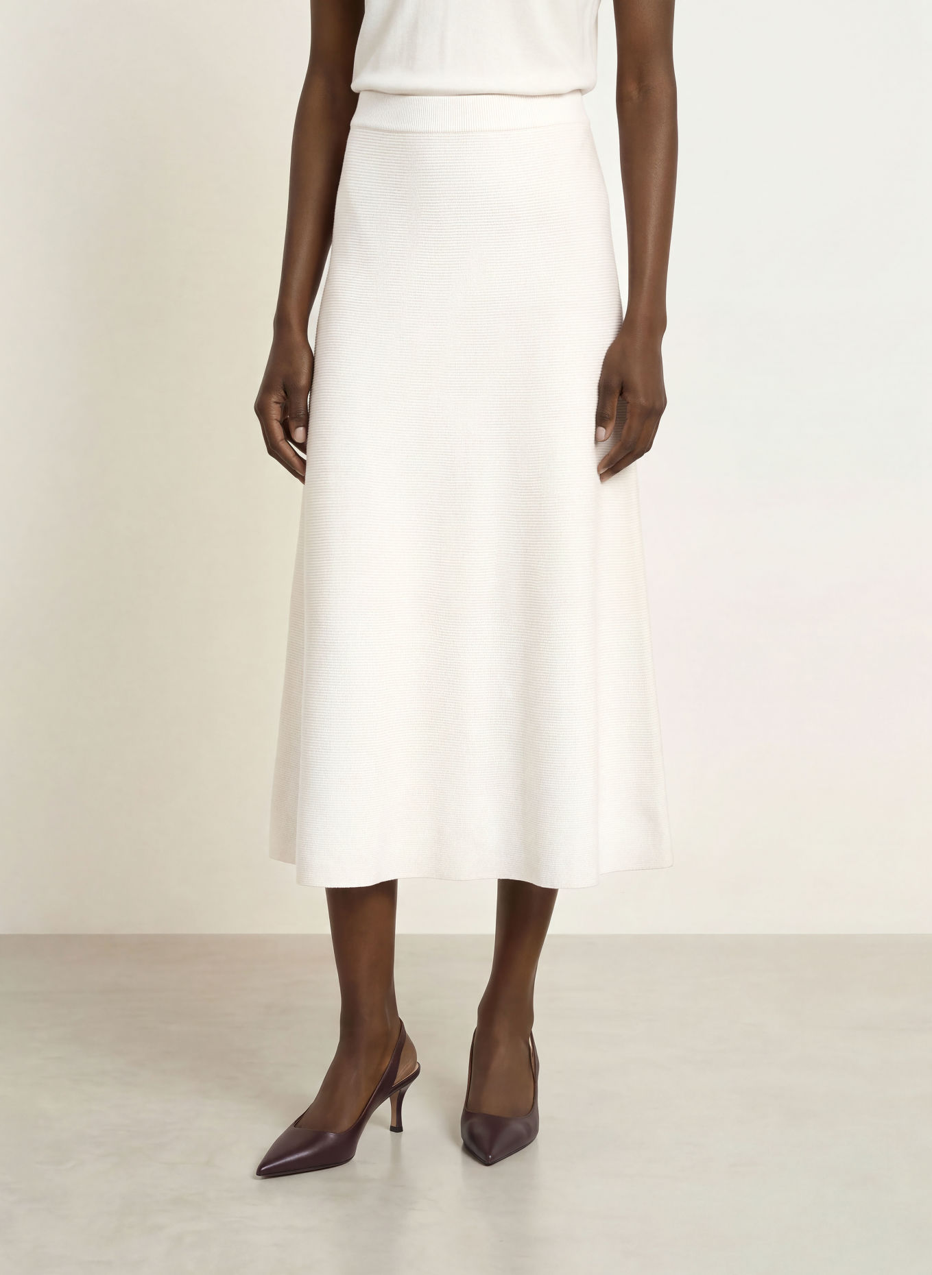 Calvin Klein Strickrock: ECRU