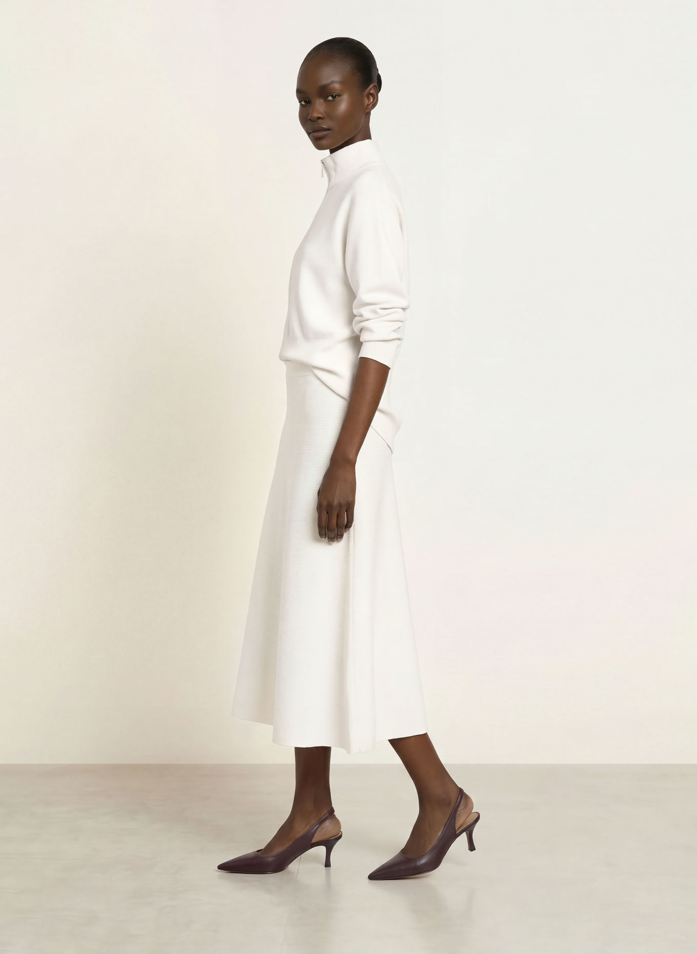 Calvin Klein Strickrock: ECRU