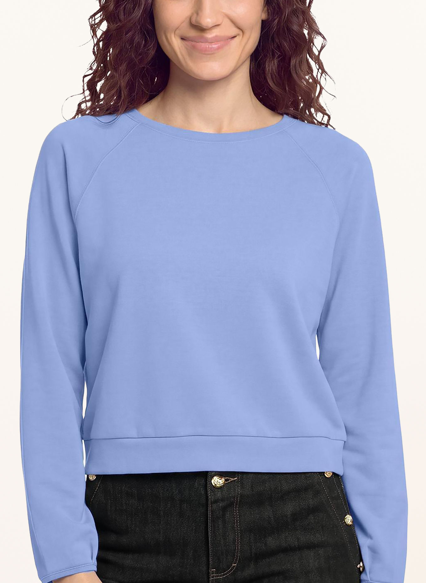 CARTOON Sweatshirt: BLEU CLAIR