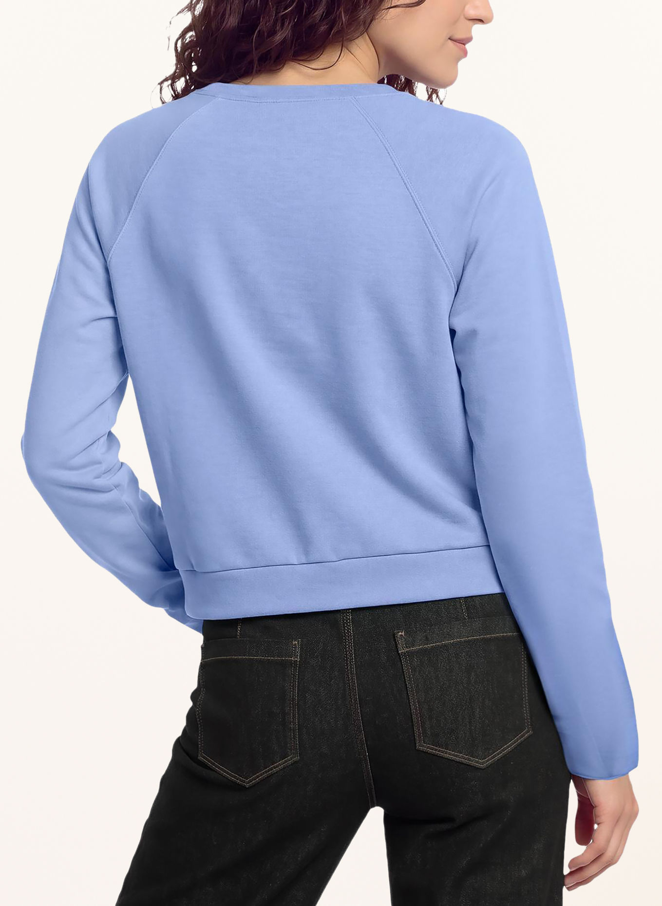 CARTOON Sweatshirt: BLEU CLAIR