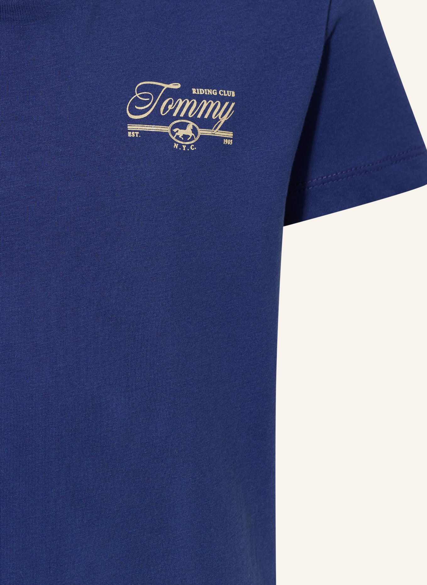 TOMMY HILFIGER T-shirt: MÖRKBLÅ