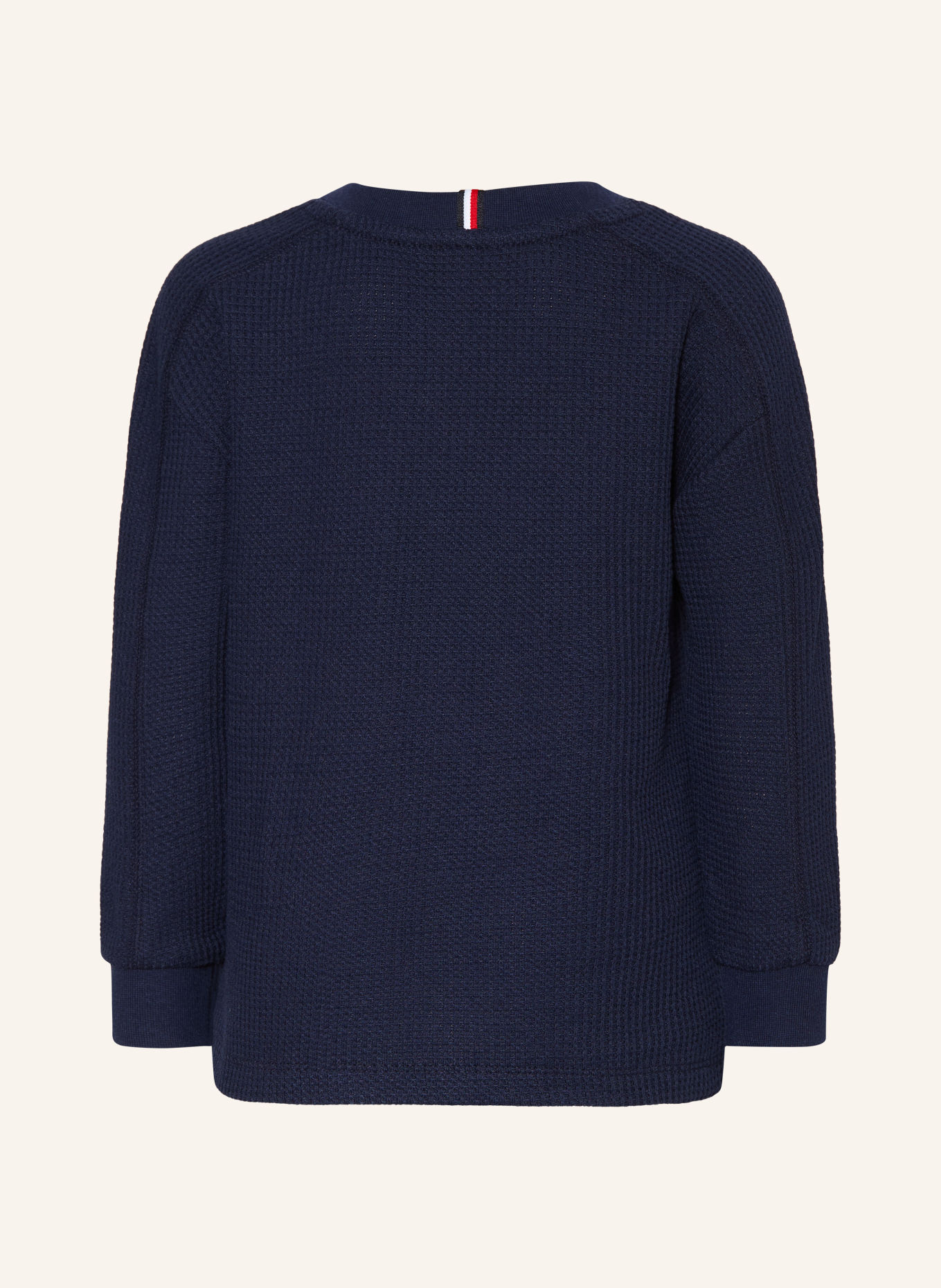 TOMMY HILFIGER Haut à manches longues: BLEU FONCÉ