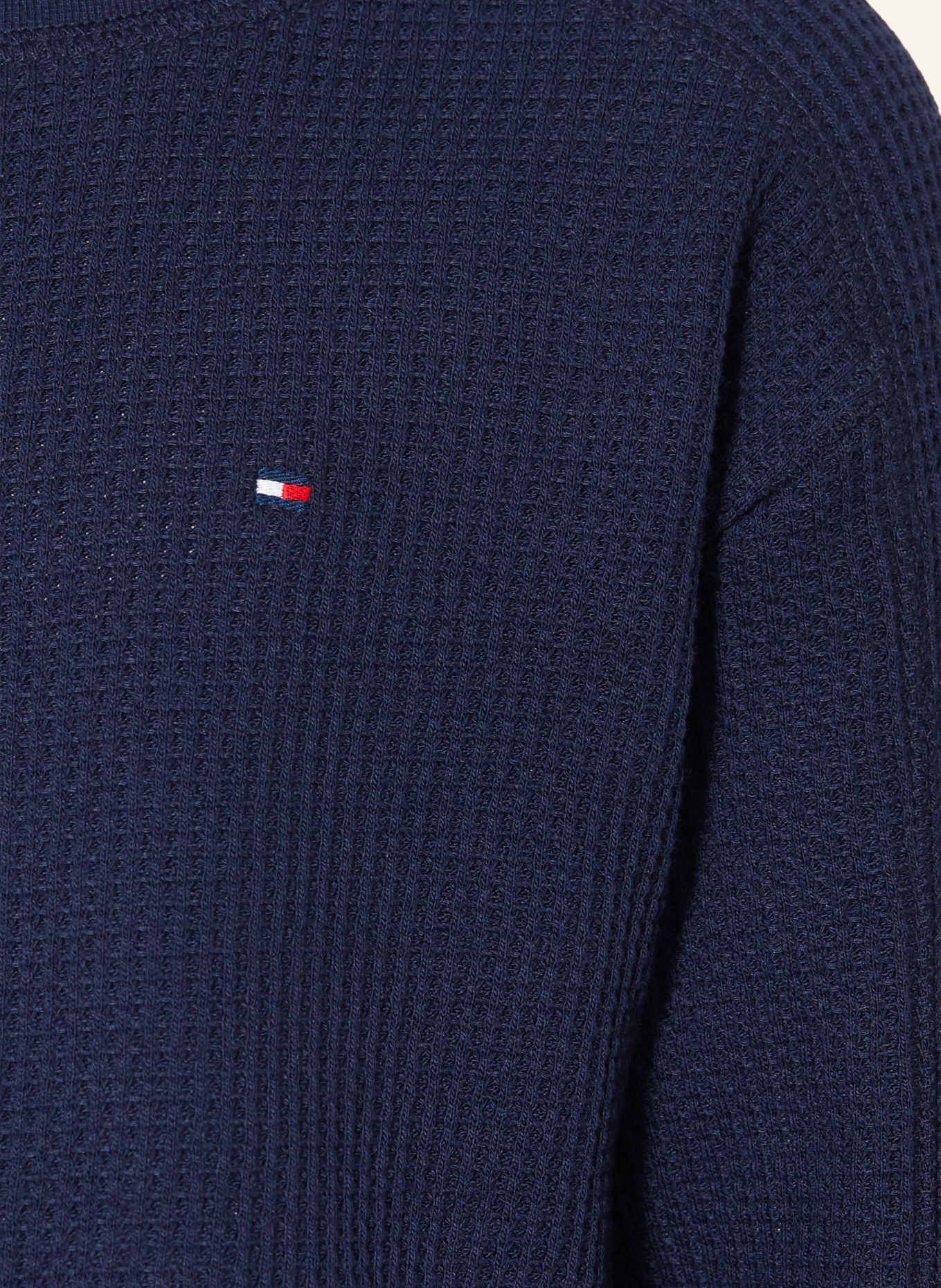 TOMMY HILFIGER Haut à manches longues: BLEU FONCÉ