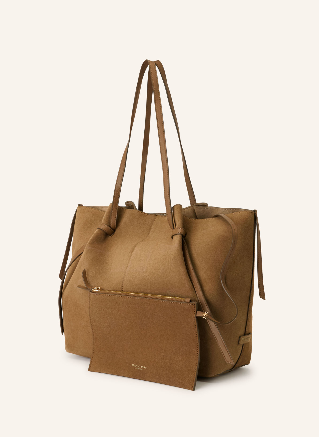 Marc O'Polo Shopper SILI LARGE med Pouch: KAMEL