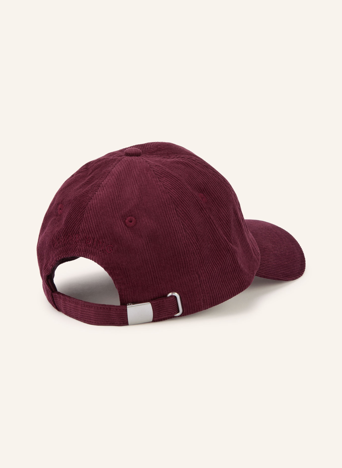 ANINE BING Cord-Cap JEREMY: DUNKELROT