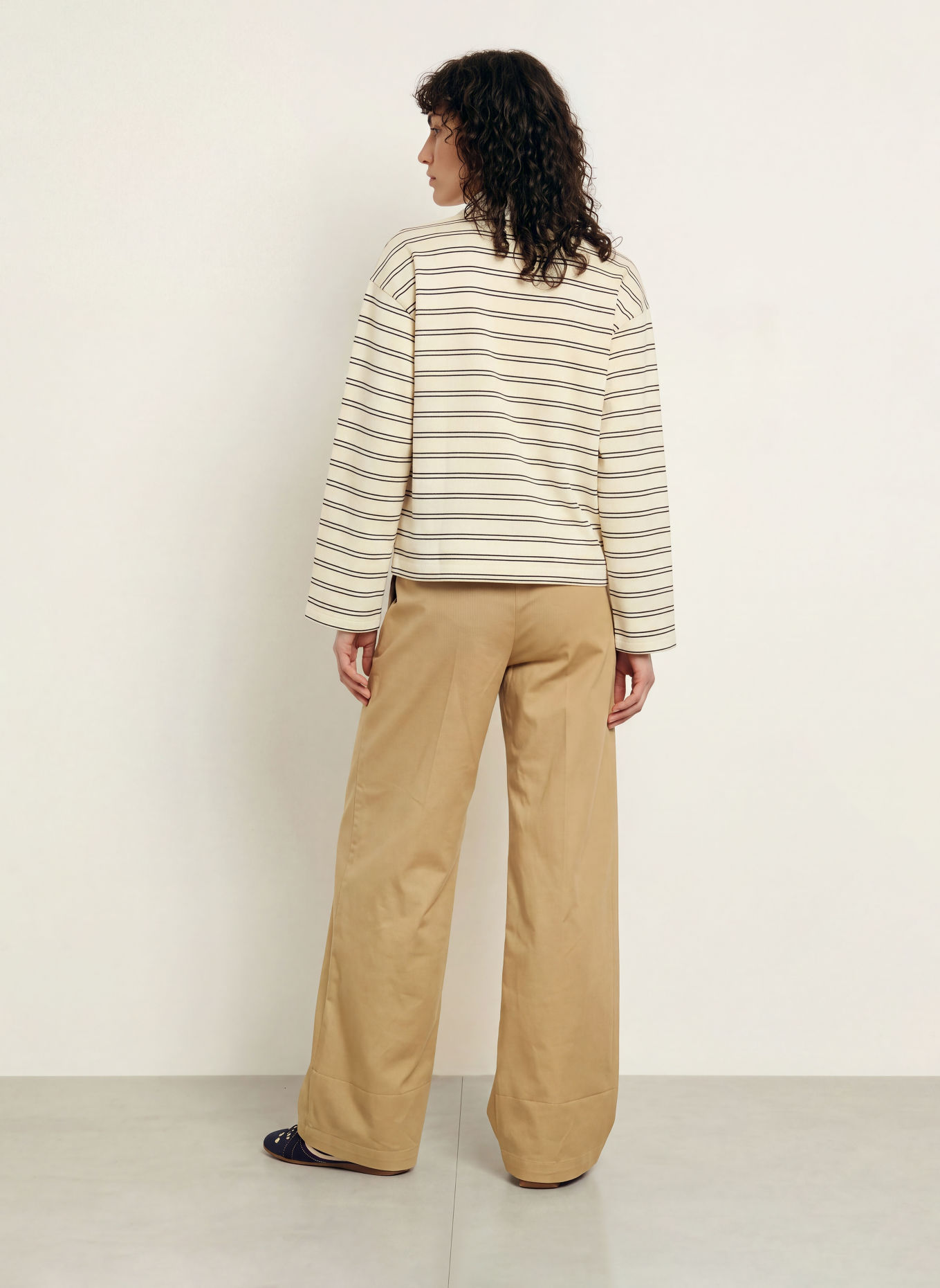 BOSS Marlenehose TAWIDE: BEIGE