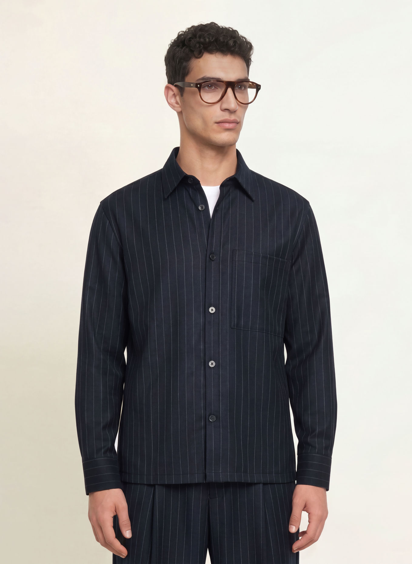 NN.07 Hemd FREDDY Comfort Fit: DUNKELBLAU