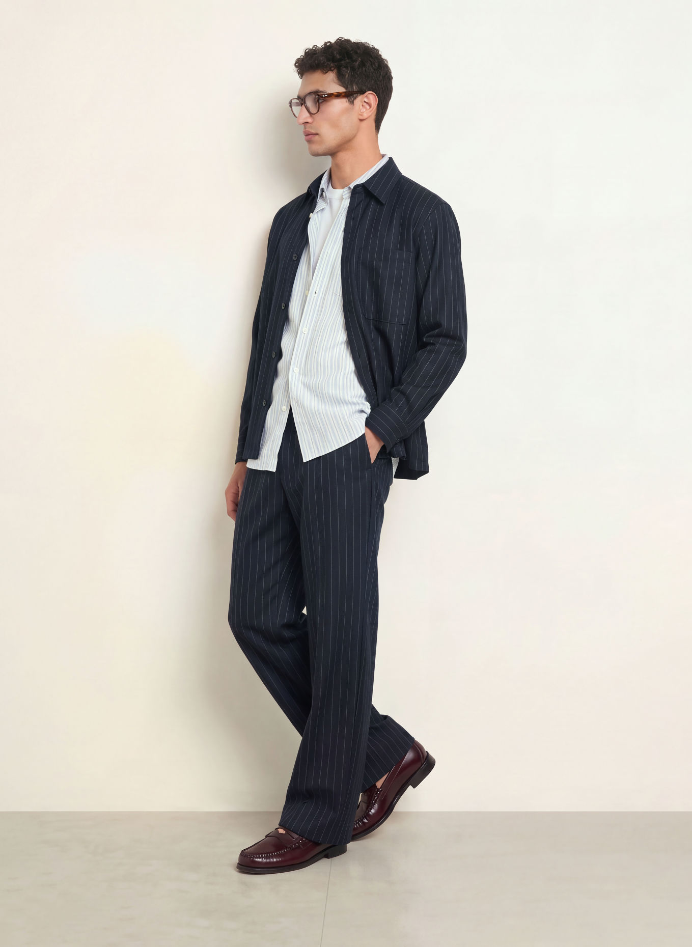 NN.07 Hemd FREDDY Comfort Fit: DUNKELBLAU