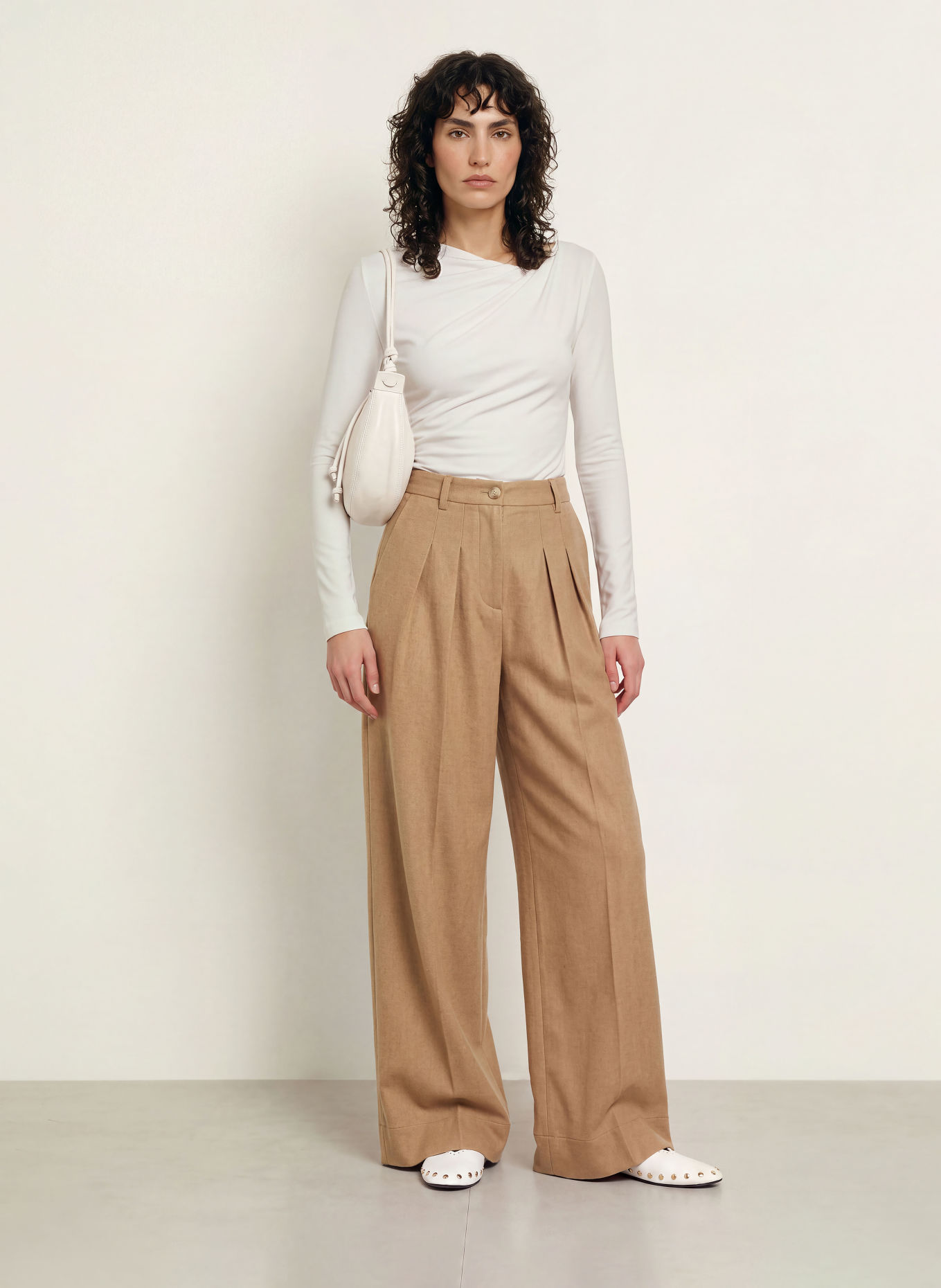LEZU Longsleeve ZURI: WEISS