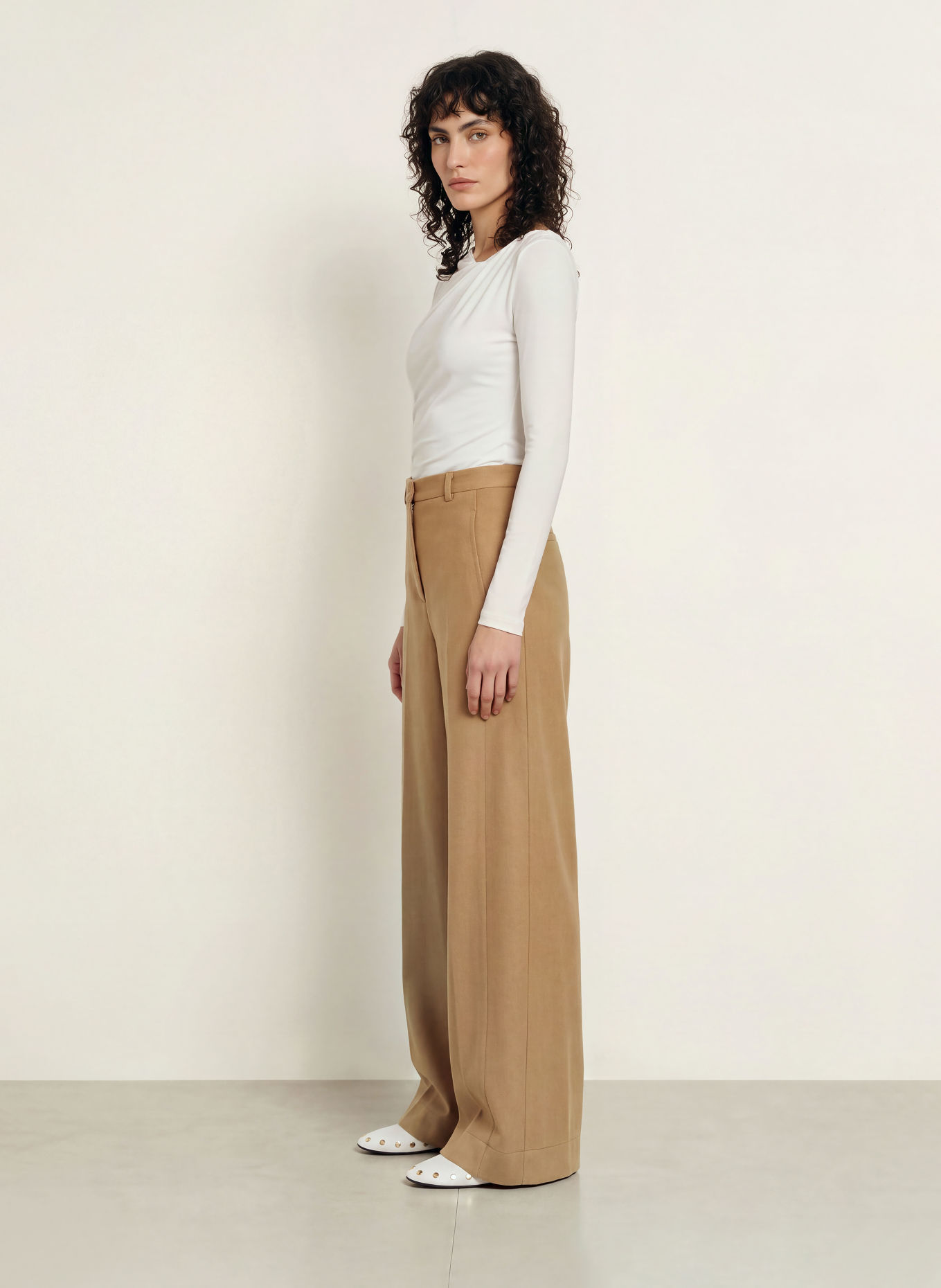 LEZU Longsleeve ZURI: WEISS