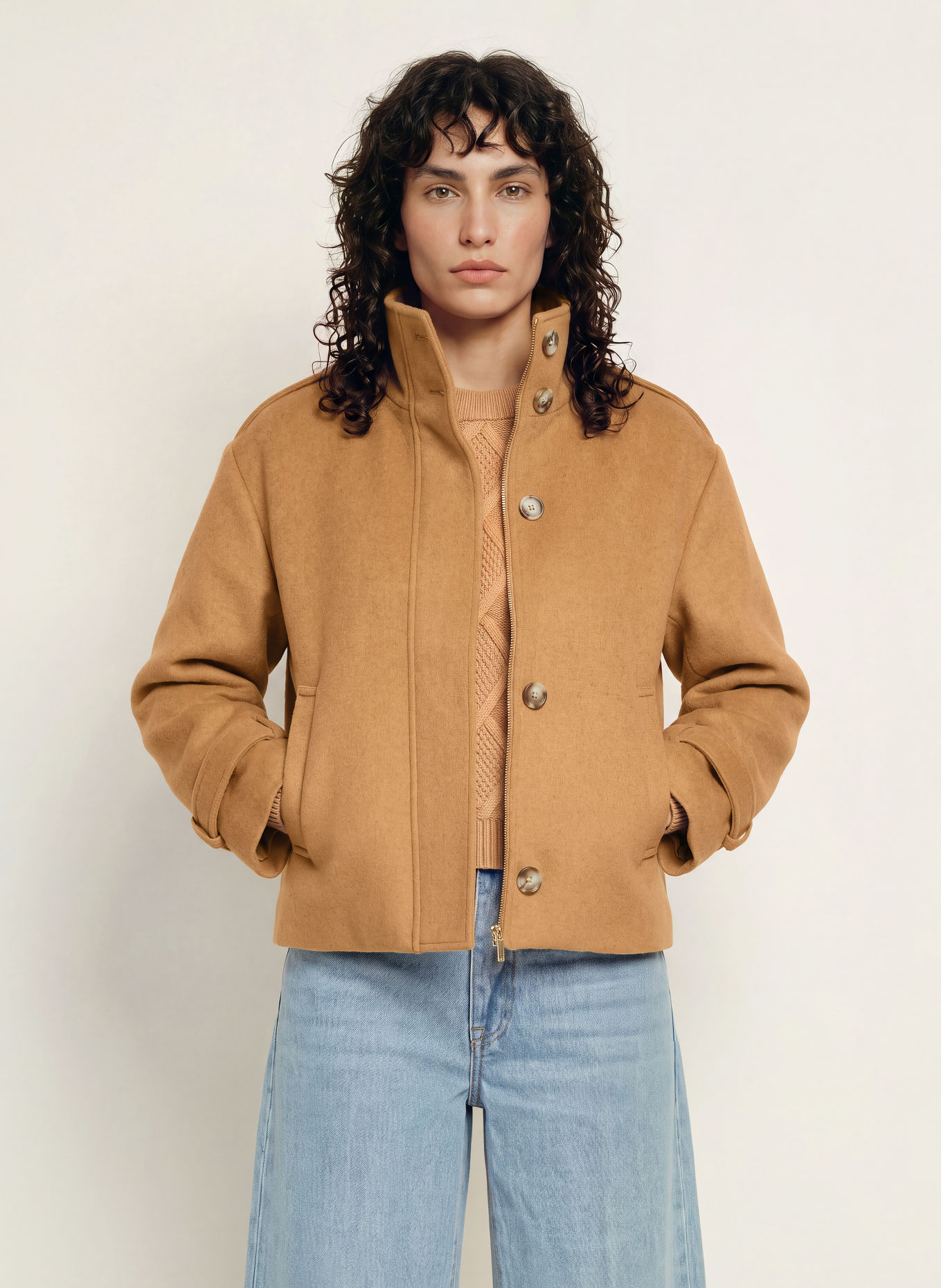 LEZU Veste NALU: CHAMEAU