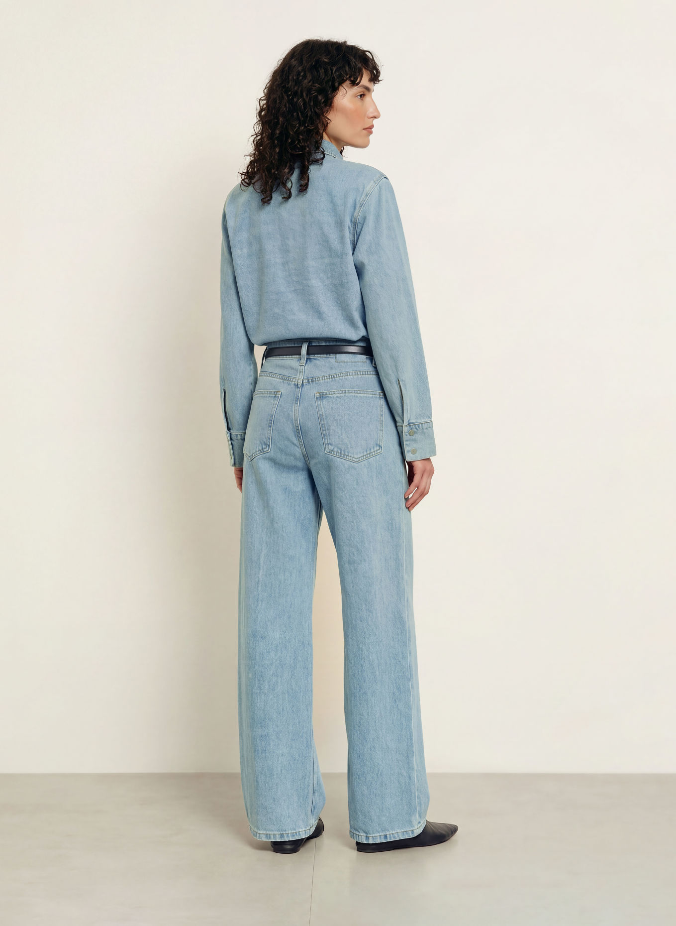LEZU Straight jeans MIKA: MIDDLE BLUE