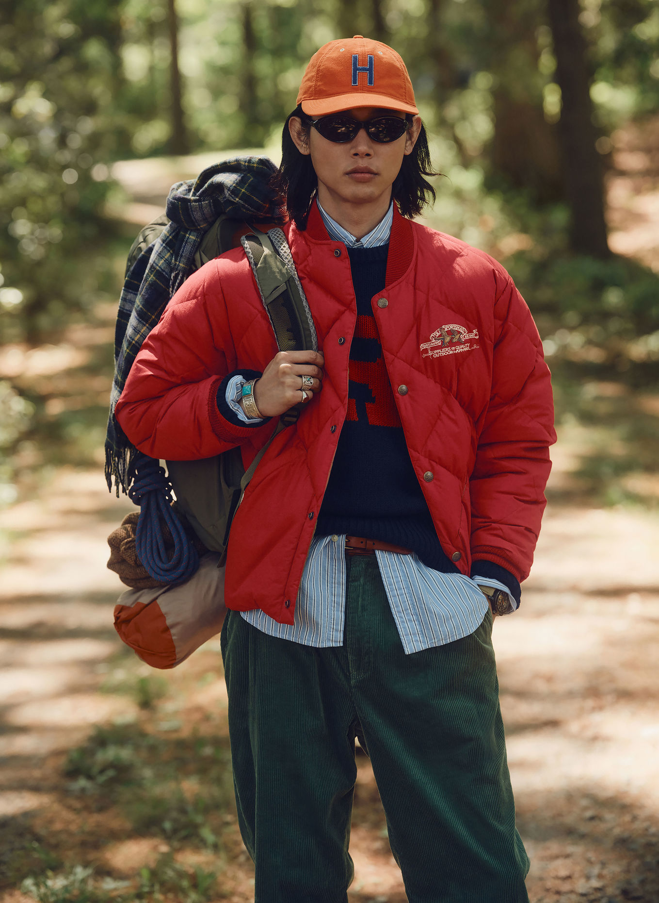 POLO RALPH LAUREN Down jacket: RED