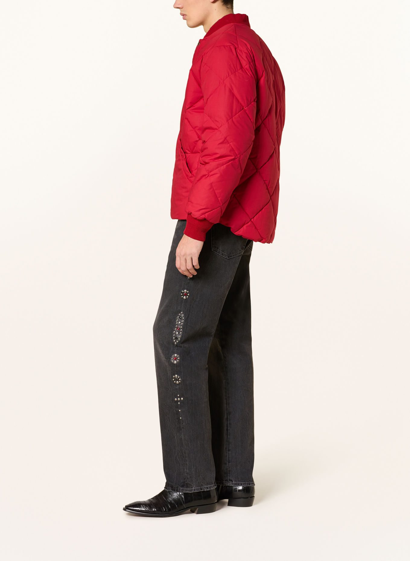 POLO RALPH LAUREN Jean droit avec rivets: 001 SHOTWELL