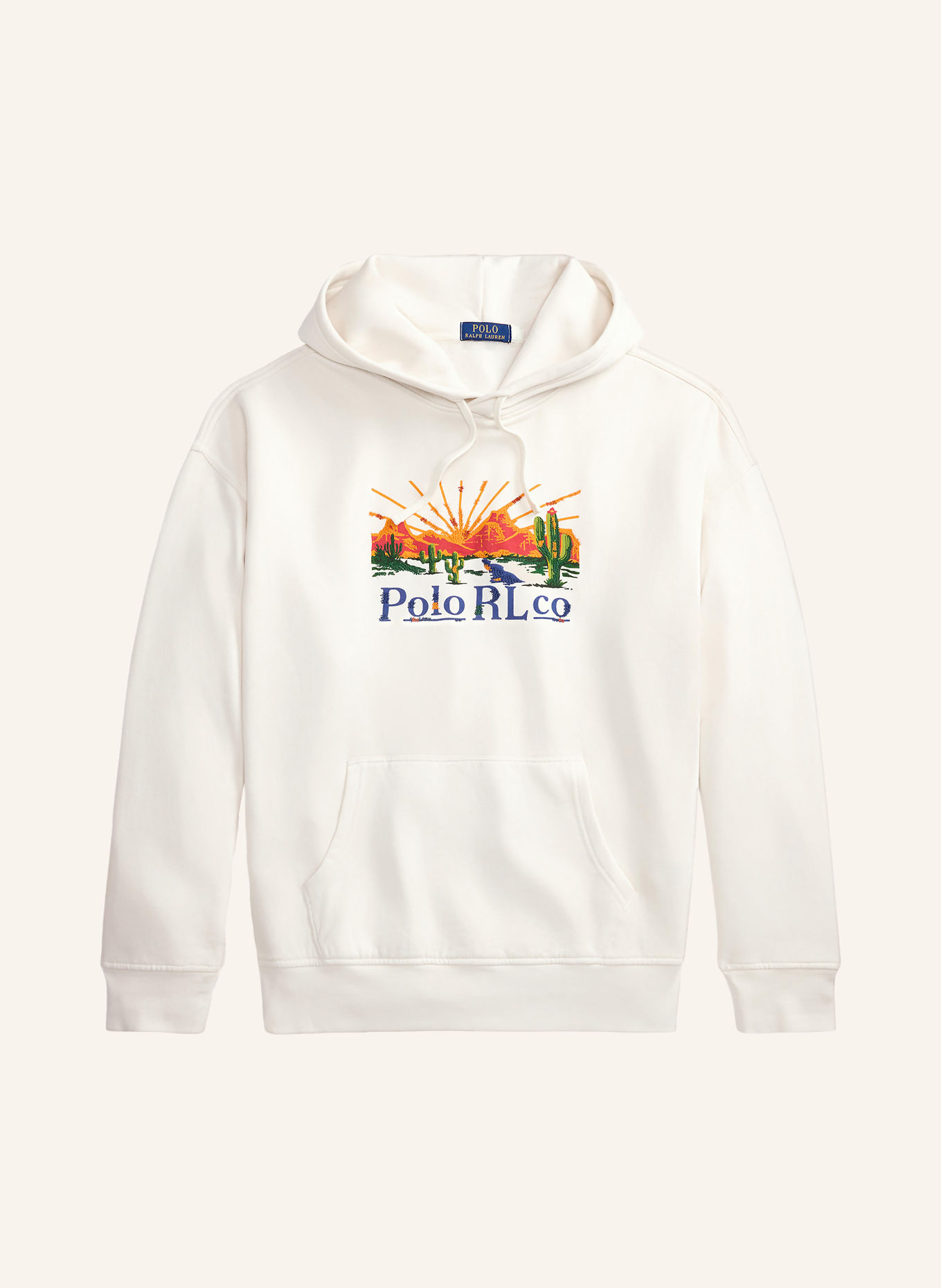 POLO RALPH LAUREN Sweat à capuche: ÉCRU