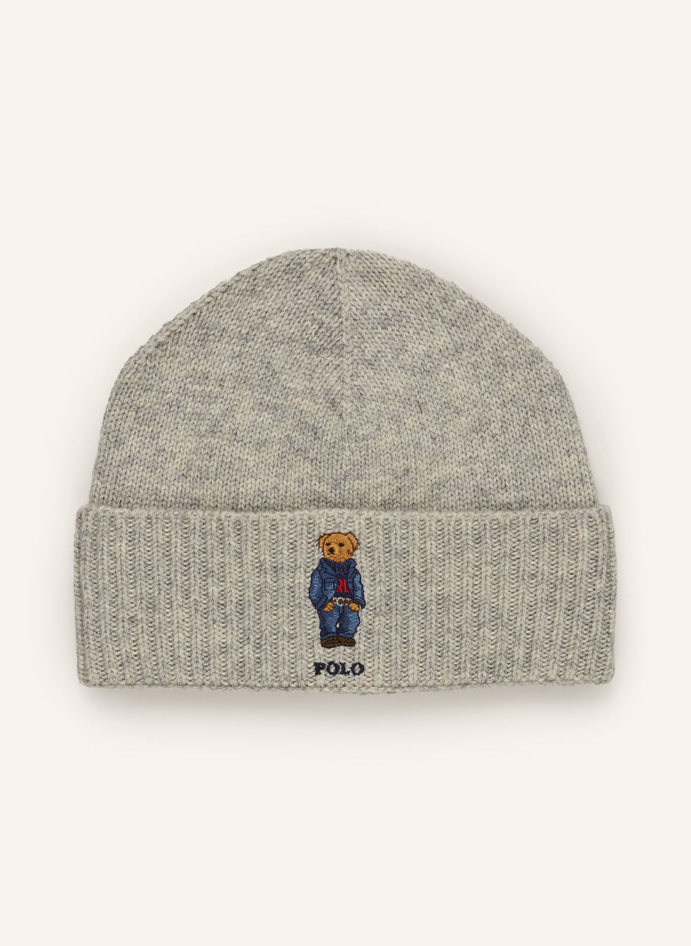 POLO RALPH LAUREN Set: Mütze und Schal: HELLBRAUN