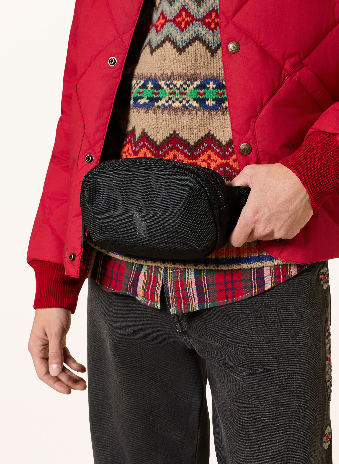 POLO RALPH LAUREN Belt bag: BLACK