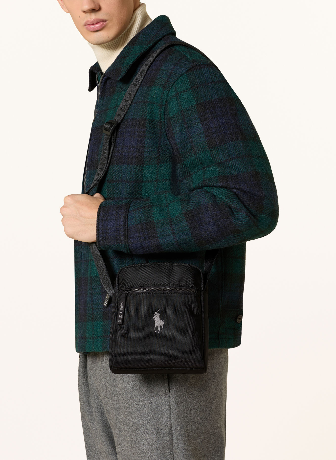 POLO RALPH LAUREN Crossbody bag: BLACK
