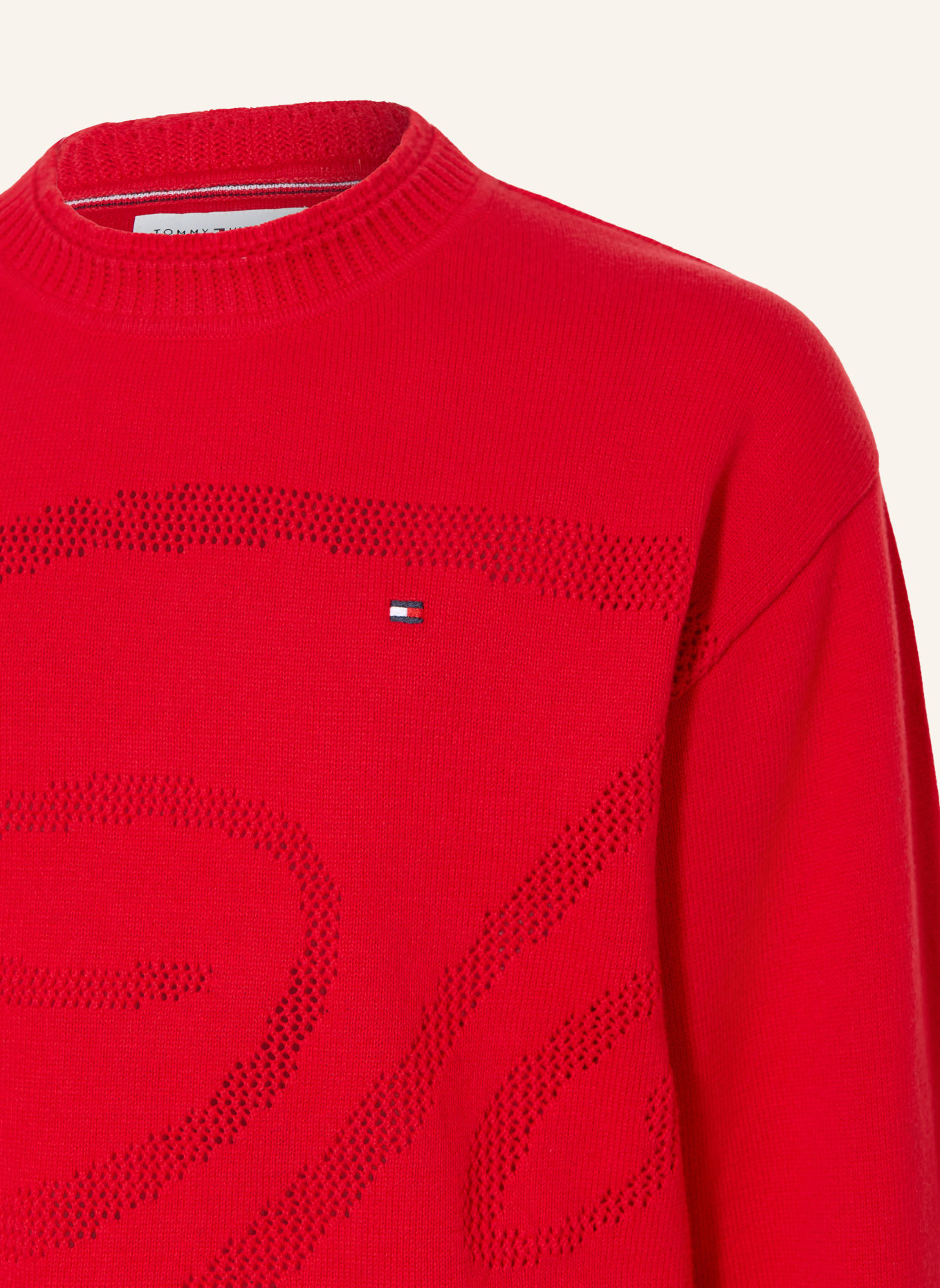 TOMMY HILFIGER Pullover: ROT