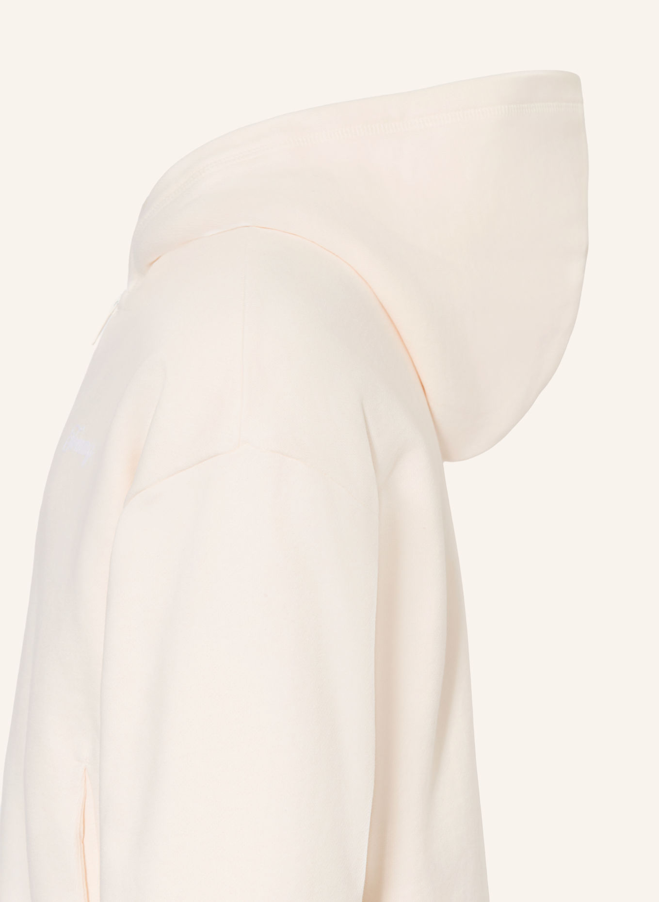 TOMMY HILFIGER Zip-up sweatshirt: WHITE