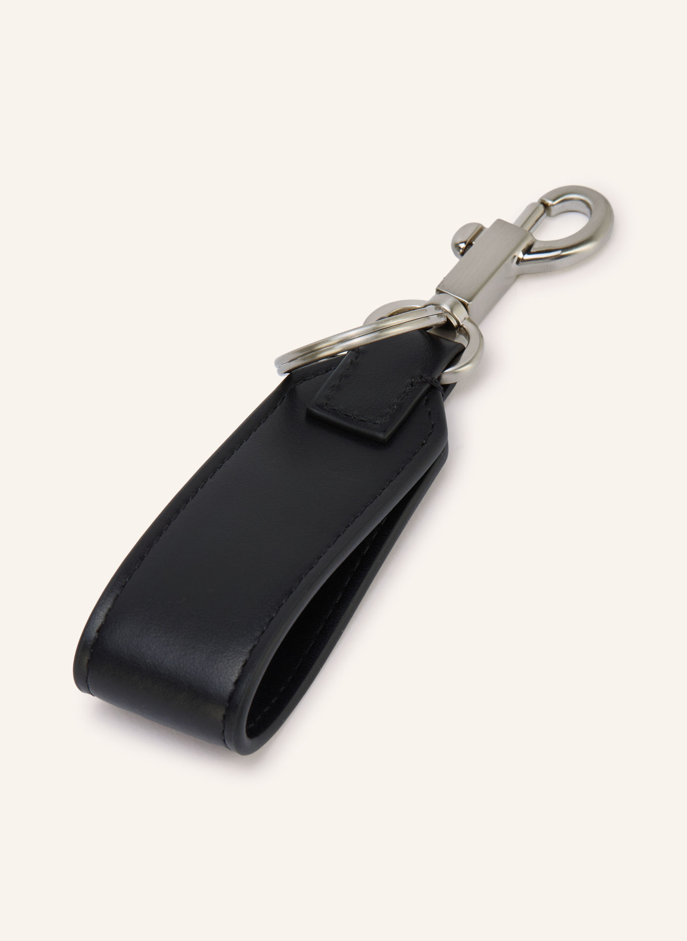 Calvin Klein Set: Geldbörse und Schlüsselanhänger: SCHWARZ / PLATIN