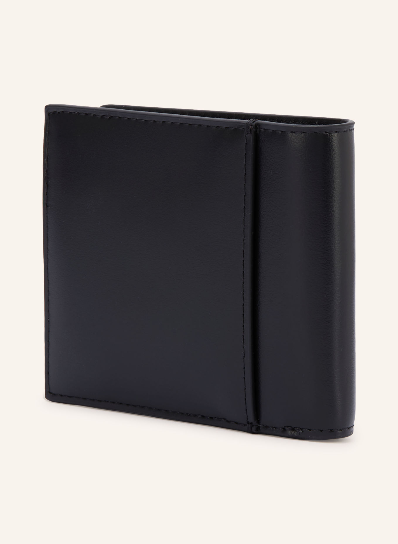 Calvin Klein Set: Geldbörse und Schlüsselanhänger: SCHWARZ / PLATIN
