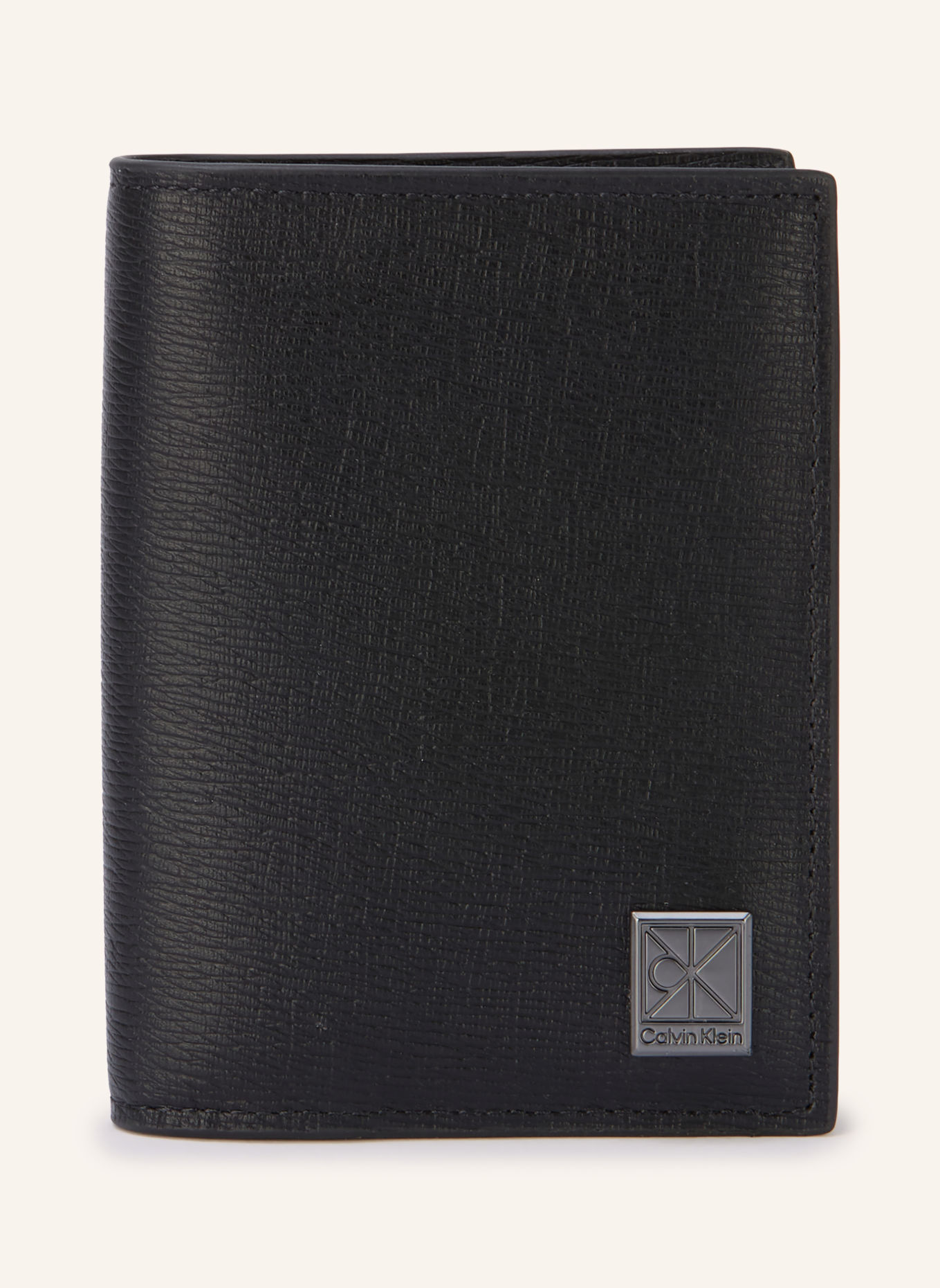 Calvin Klein Portefeuille: NOIR / ARGENT