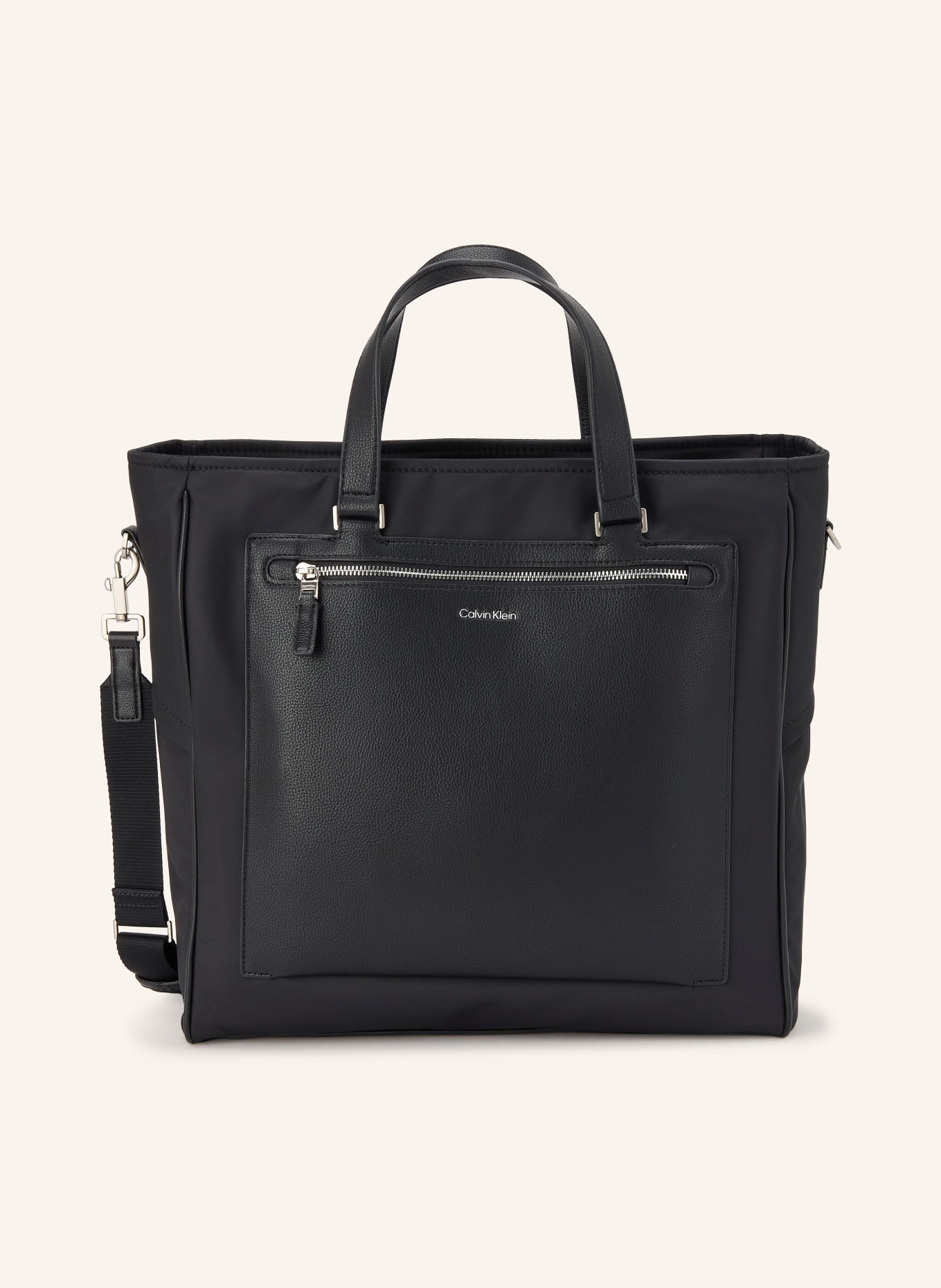 Calvin Klein Handbag: BLACK / SILVER