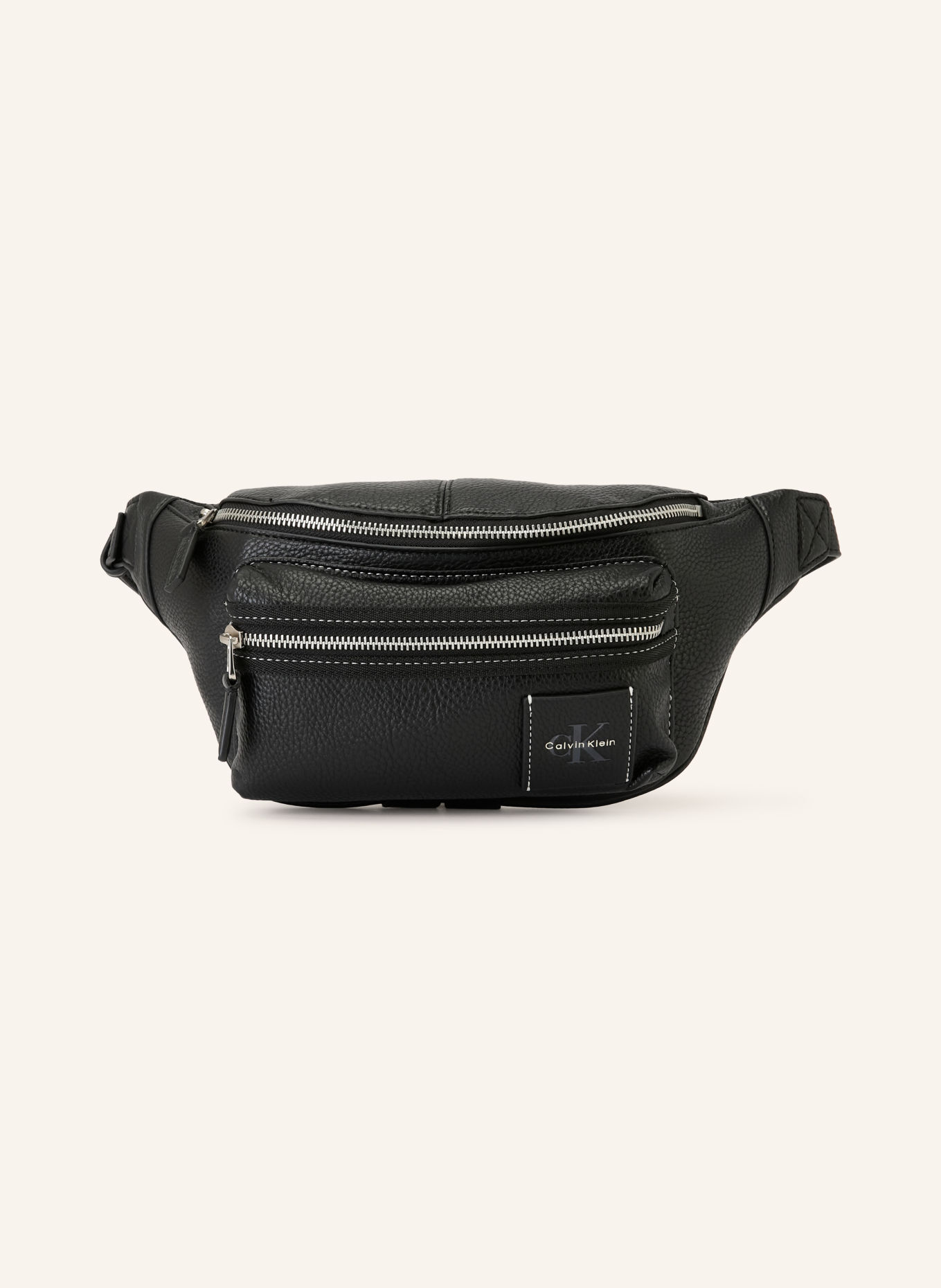 Calvin Klein Belt bag: BLACK / SILVER