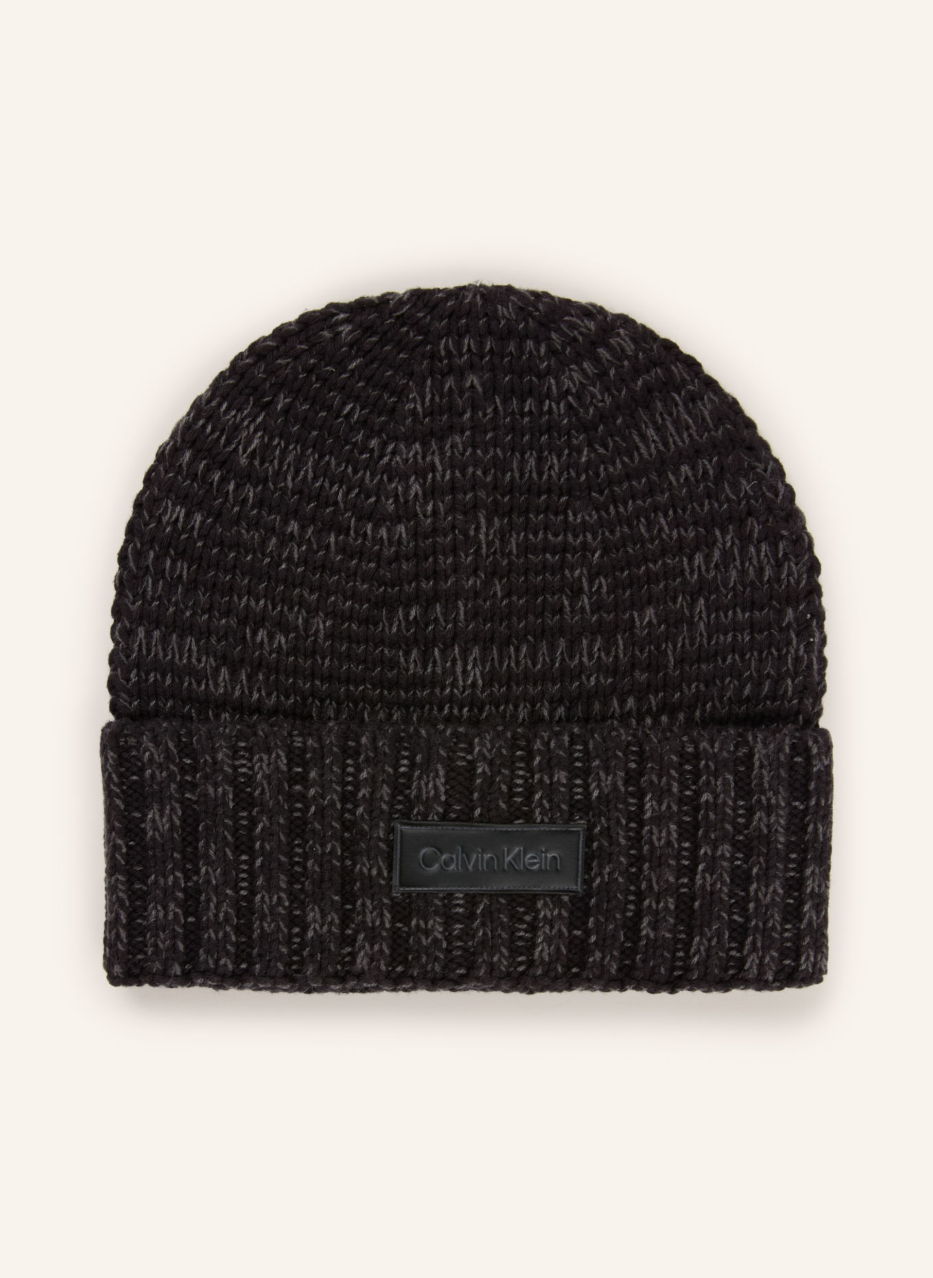 Calvin Klein Bonnet MARL: GRIS FONCÉ / NOIR