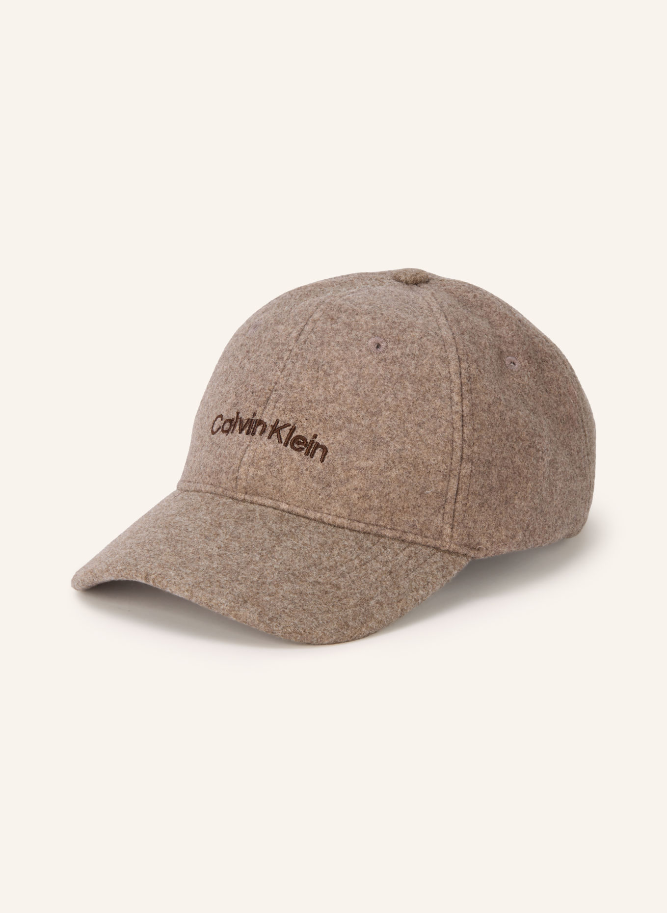 Calvin Klein Flanellen pet: TAUPE
