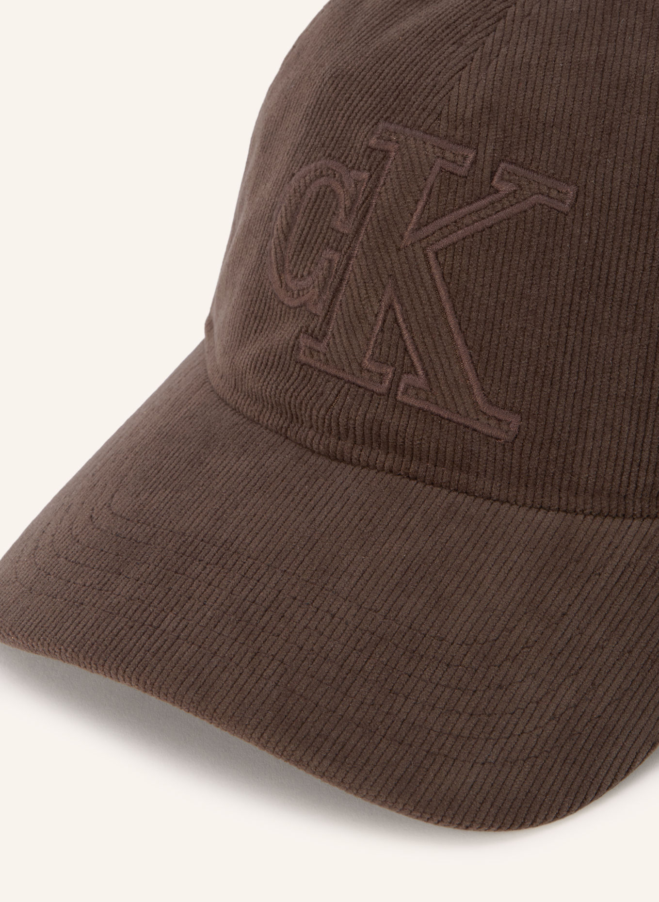 Calvin Klein Cord-pet: MARRON FONCÉ