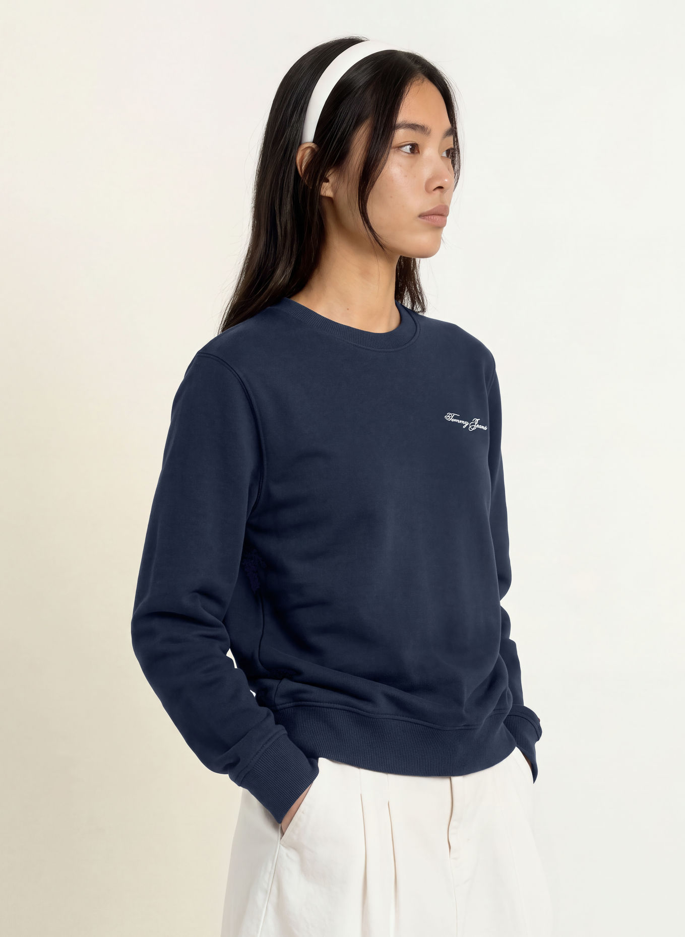 TOMMY JEANS Sweatshirt: DARK BLUE