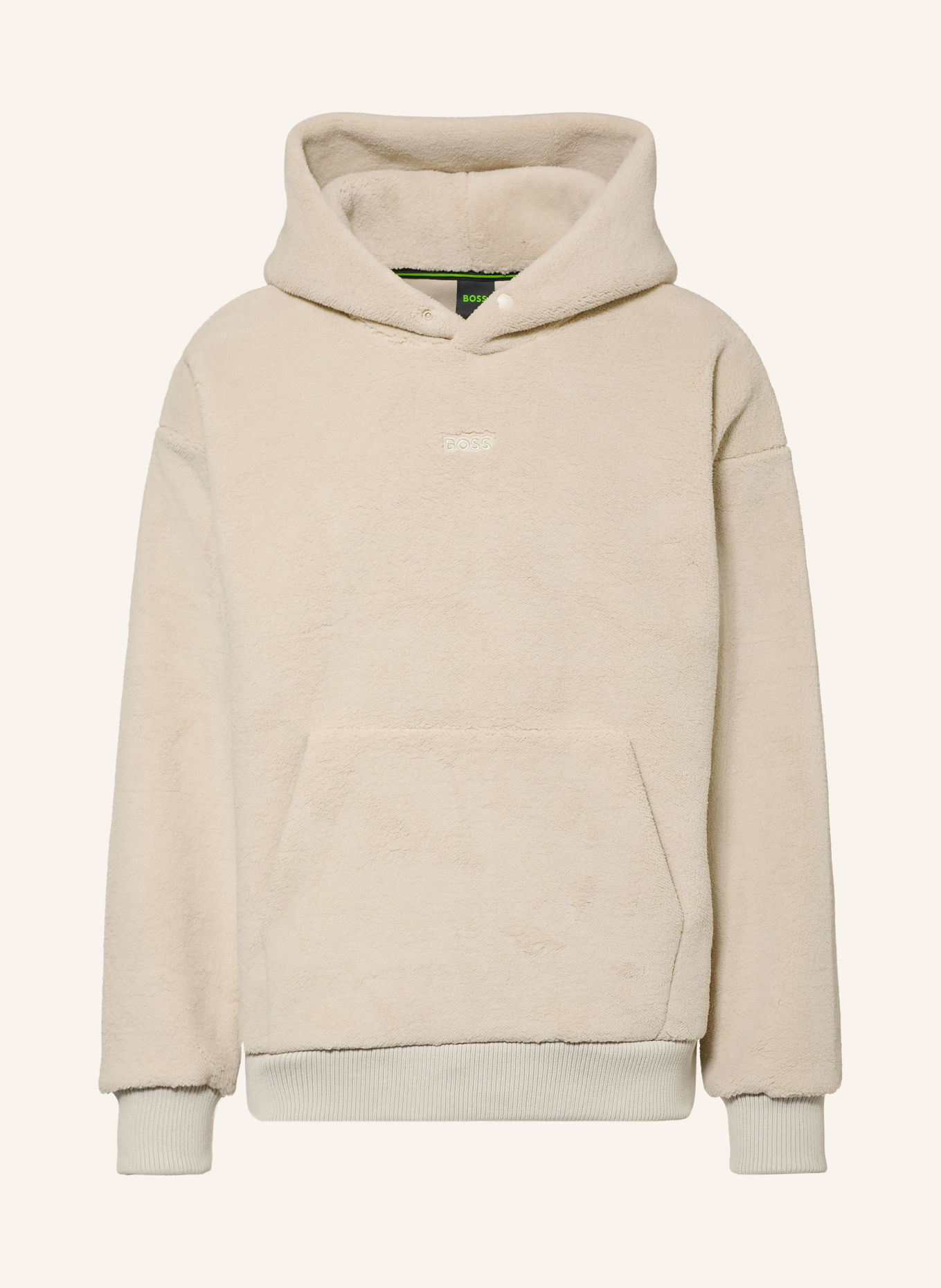 BOSS Fleece-Hoodie TEDDY: BEIGE