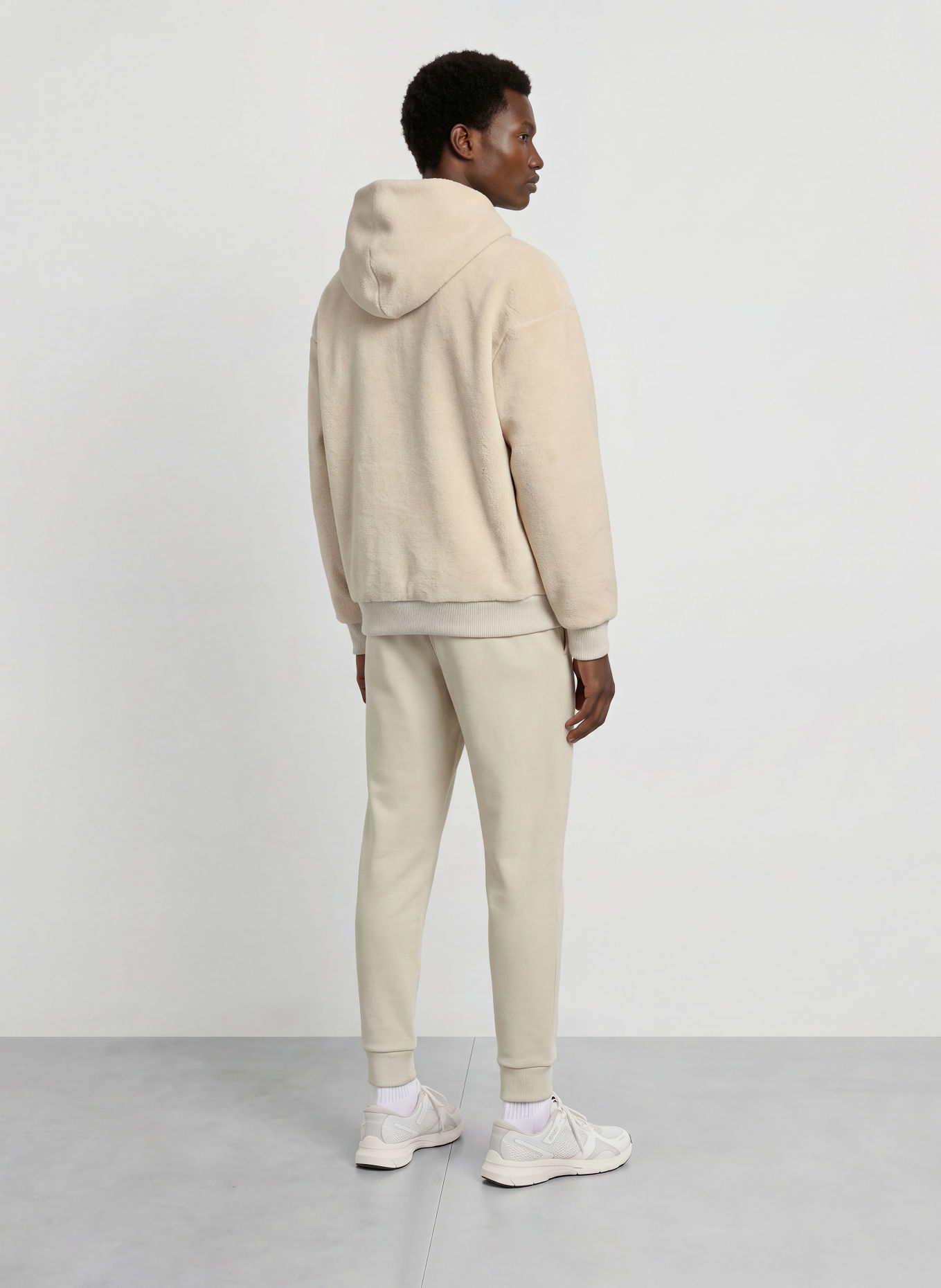 BOSS Fleece-Hoodie TEDDY: BEIGE