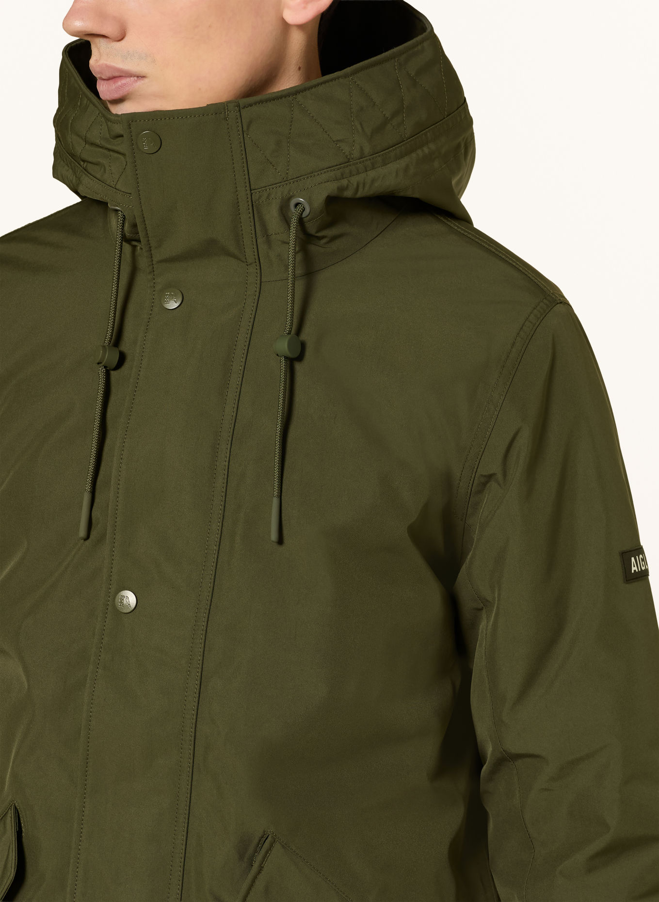 AIGLE Parka: KHAKI