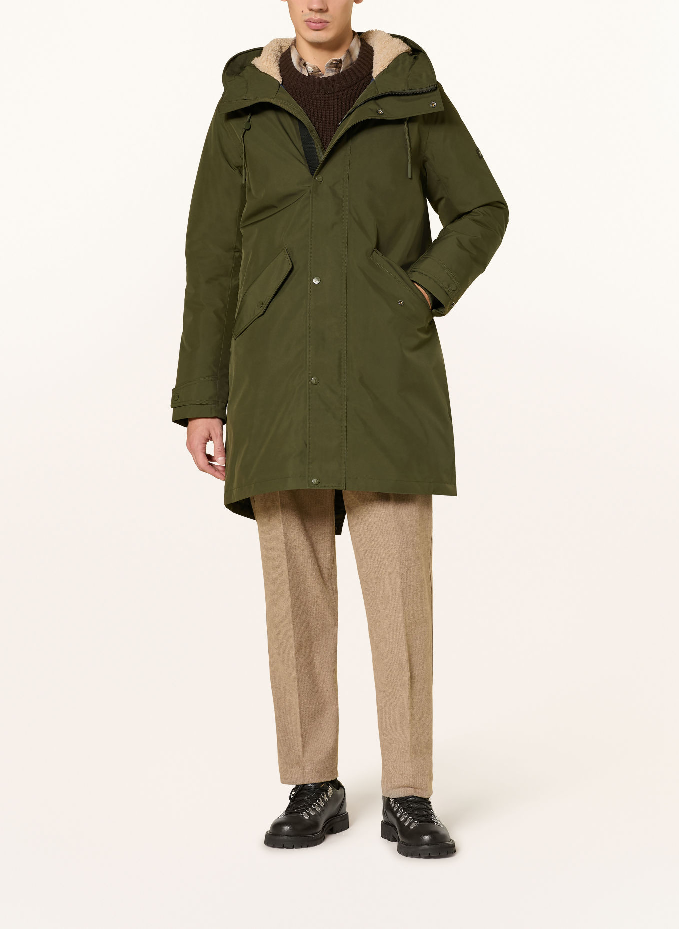 AIGLE Parka: KHAKI