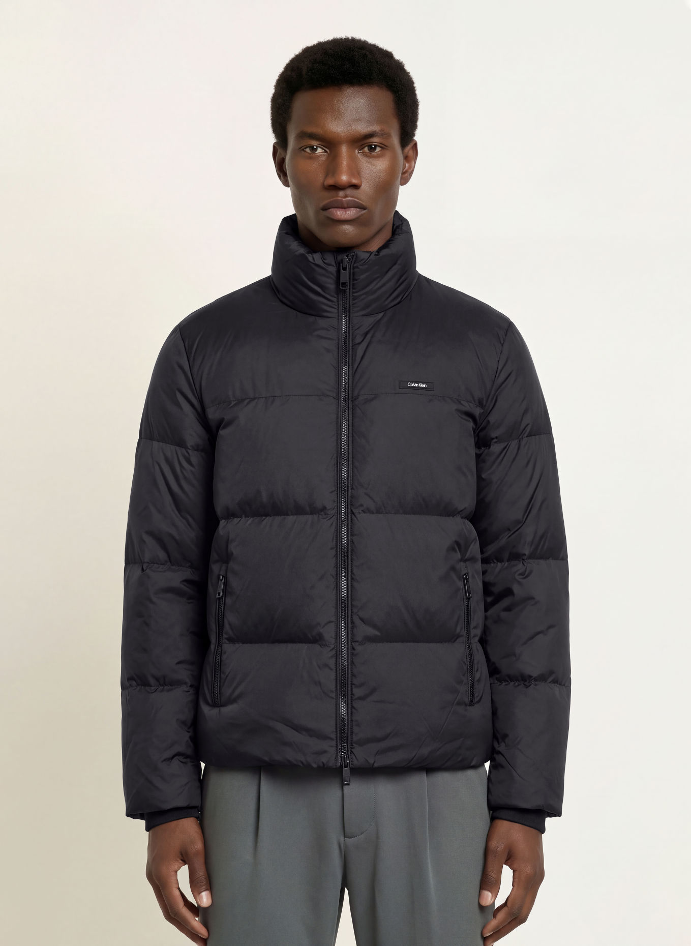 Calvin Klein Down jacket: BLACK