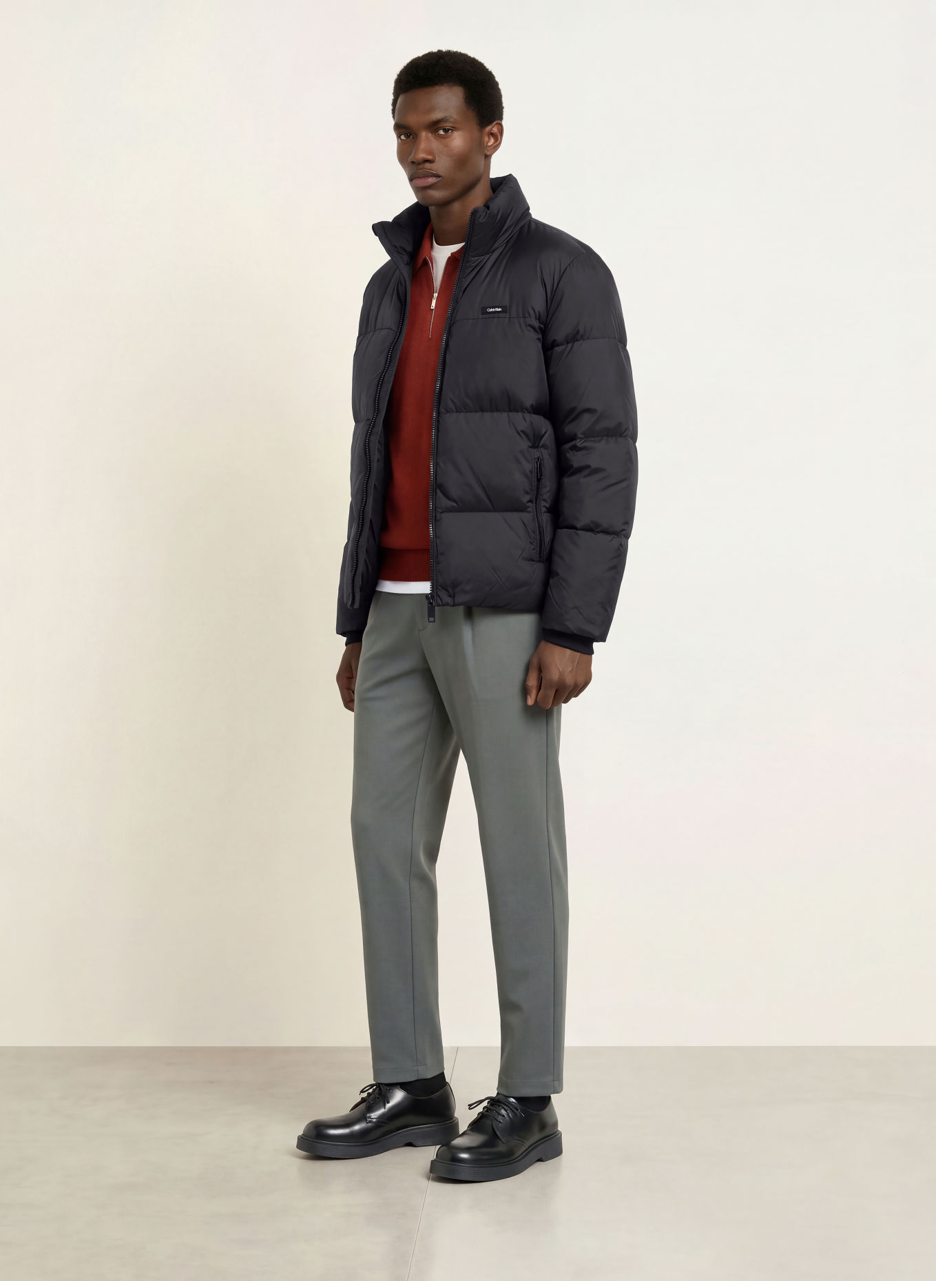 Calvin Klein Down jacket: BLACK
